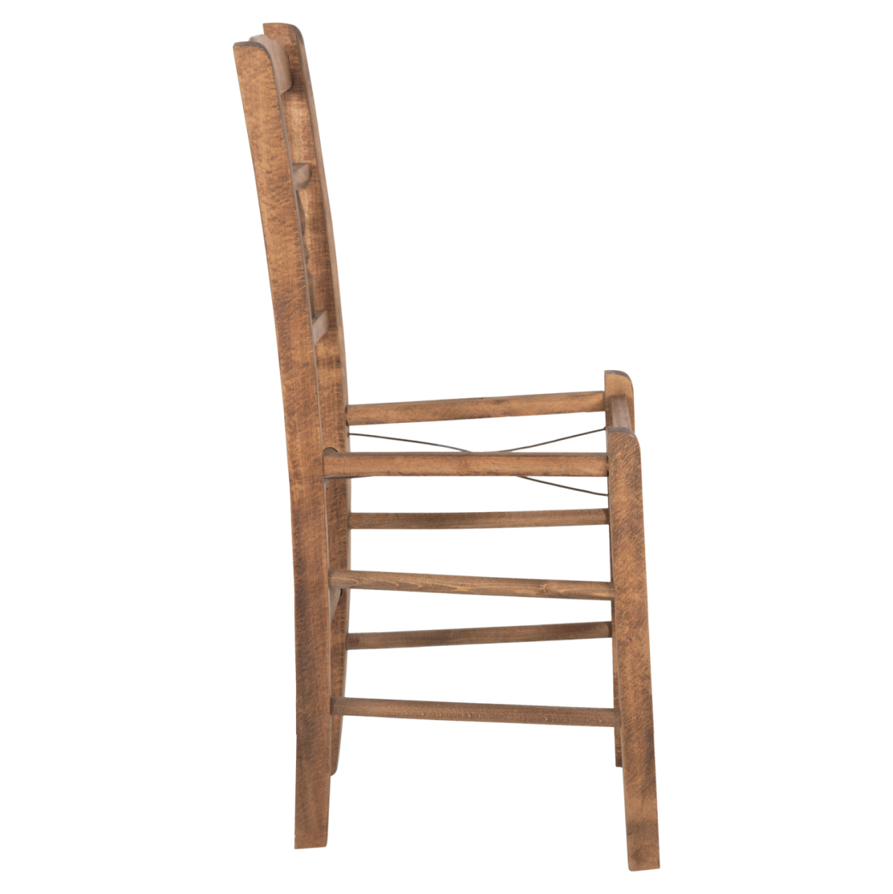 CHAIR CHOSEN HM8466.01 BEECH WOOD IMPREGNATED IN WALNUT COLOR 40.5x40.5x87Hcm.FRAME ONLY [4]
