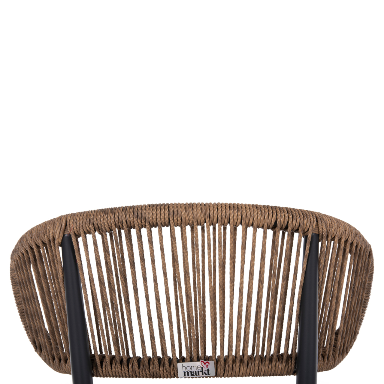 CHAIR EULO HM6049.03 ALUMINUM IN ANTHRACITE-SYNTHETIC RATTAN IN GREY 49x60x78Hcm [9]