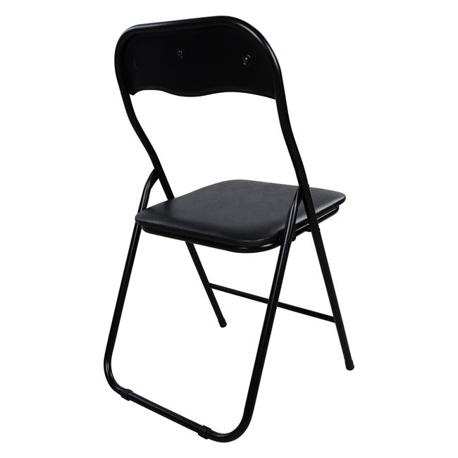 Chair Foldable PU Black HM0044 38x47x82H cm. [4]