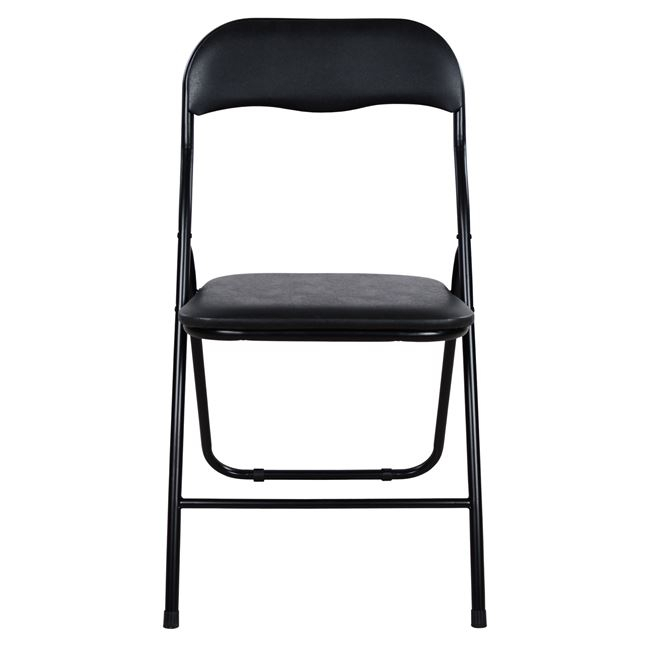 Chair Foldable PU Black HM0044 38x47x82H cm. [2]