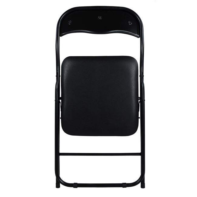 Chair Foldable PU Black HM0044 38x47x82H cm. [6]