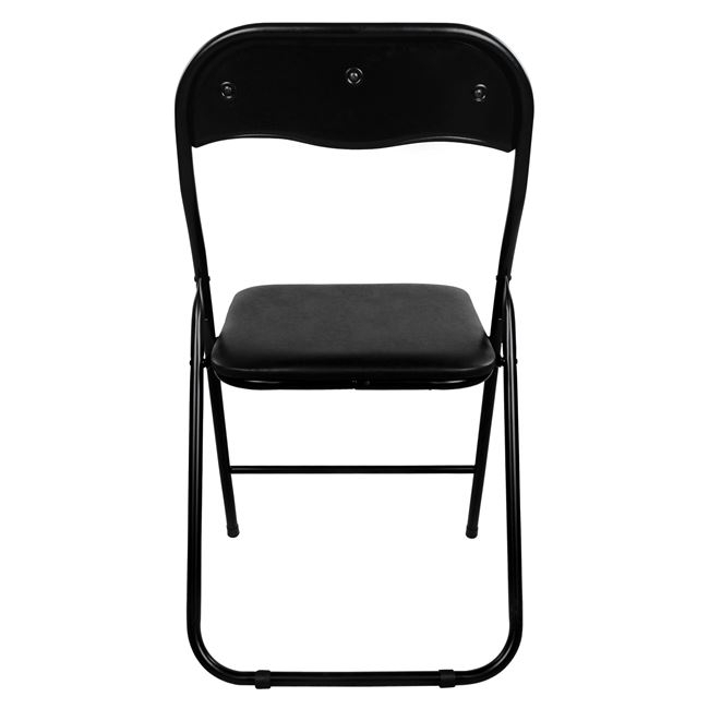 Chair Foldable PU Black HM0044 38x47x82H cm. [5]