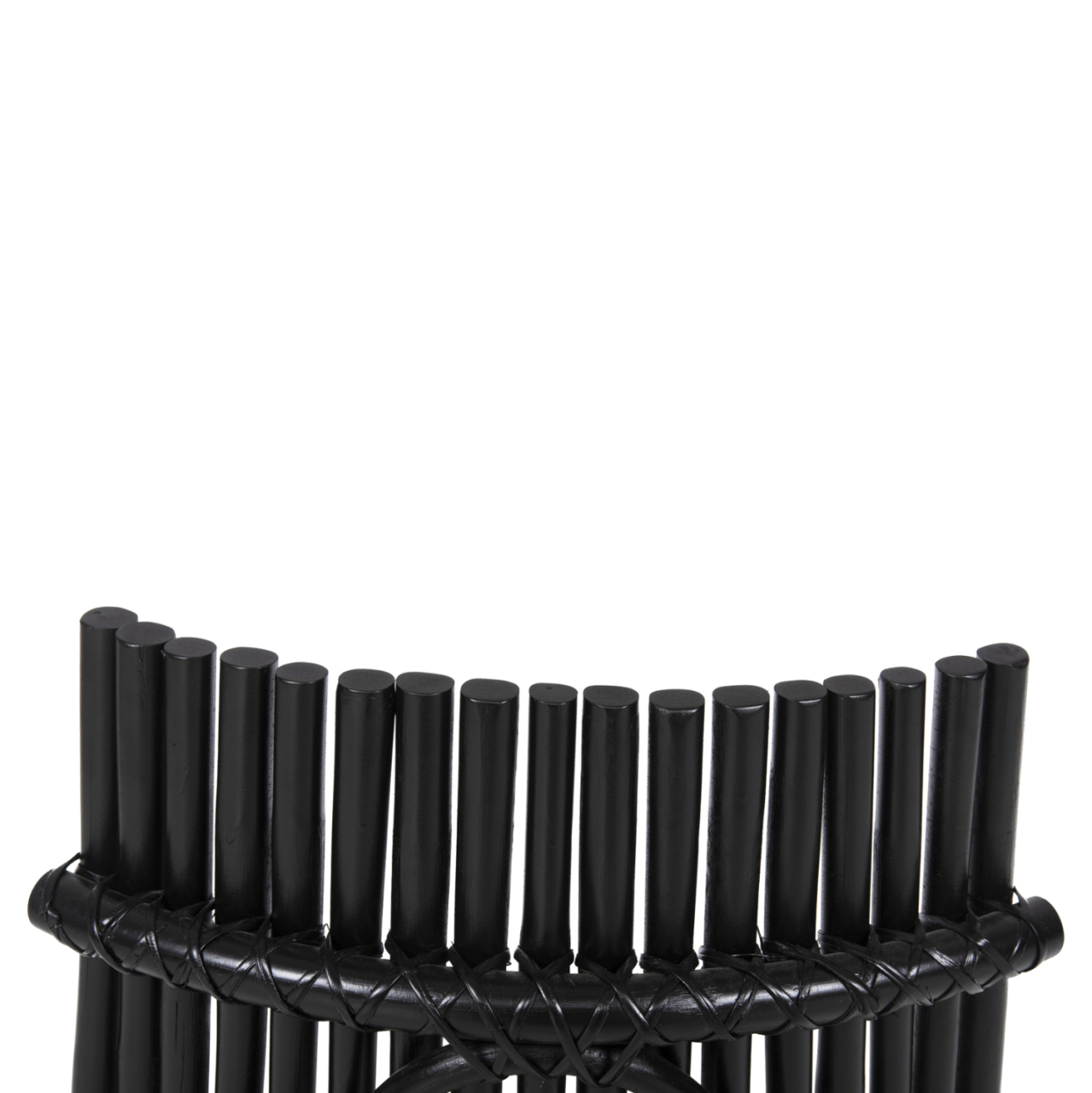 CHAIR FOR OUTDOORS CELLION HM9812.02 RATTAN POLES IN BLACK COLOR 76x72x83Hcm. [8]
