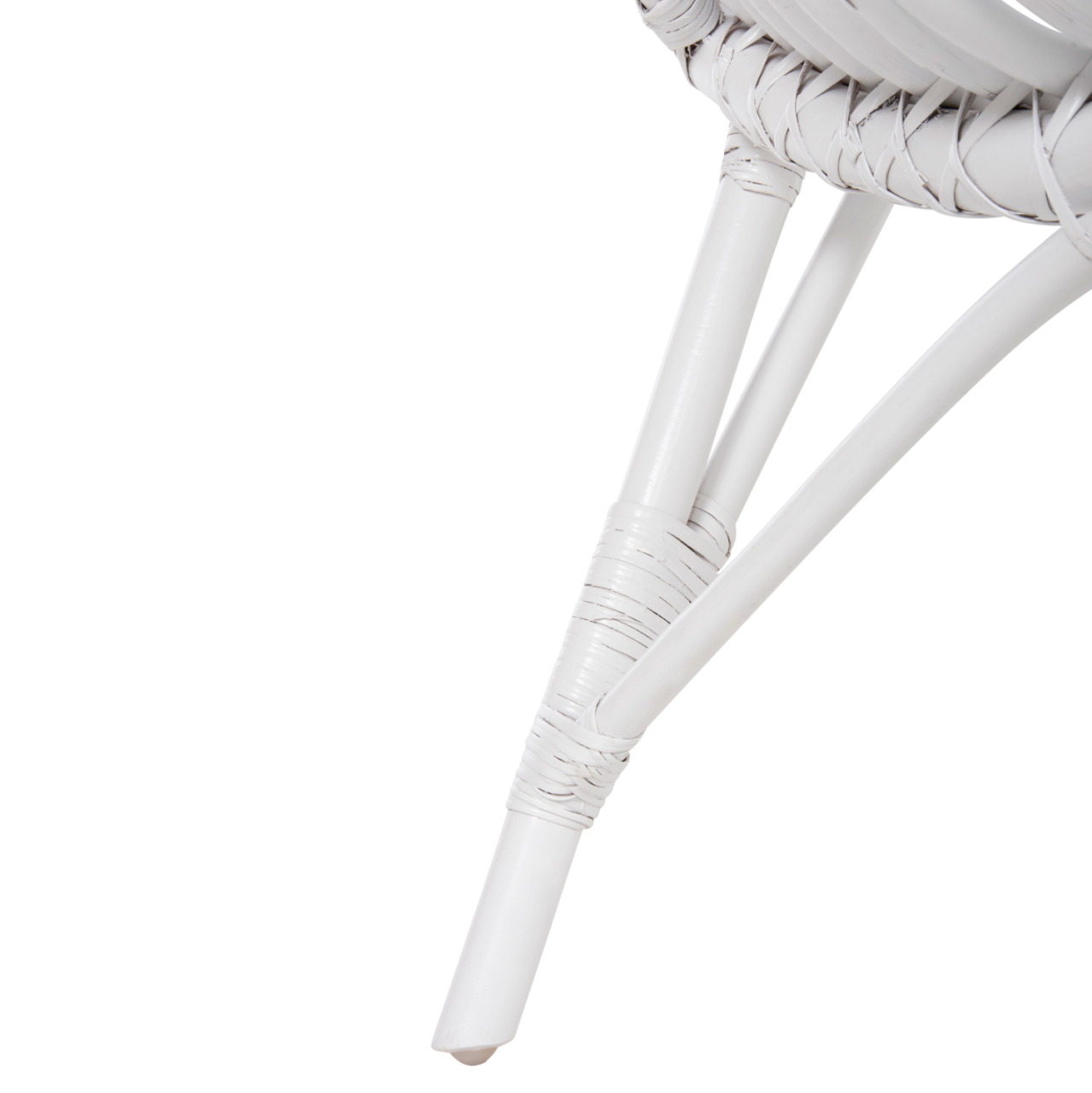 CHAIR FOR OUTDOORS CELLION HM9812.03 RATTAN POLES IN WHITE COLOR 76x72x83Hcm. [10]