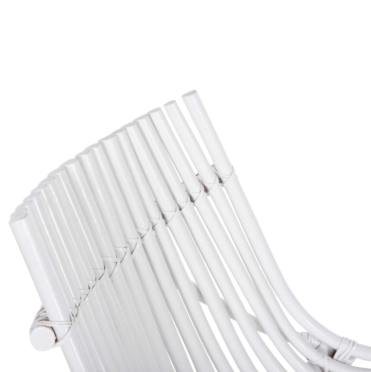 CHAIR FOR OUTDOORS CELLION HM9812.03 RATTAN POLES IN WHITE COLOR 76x72x83Hcm. [8]