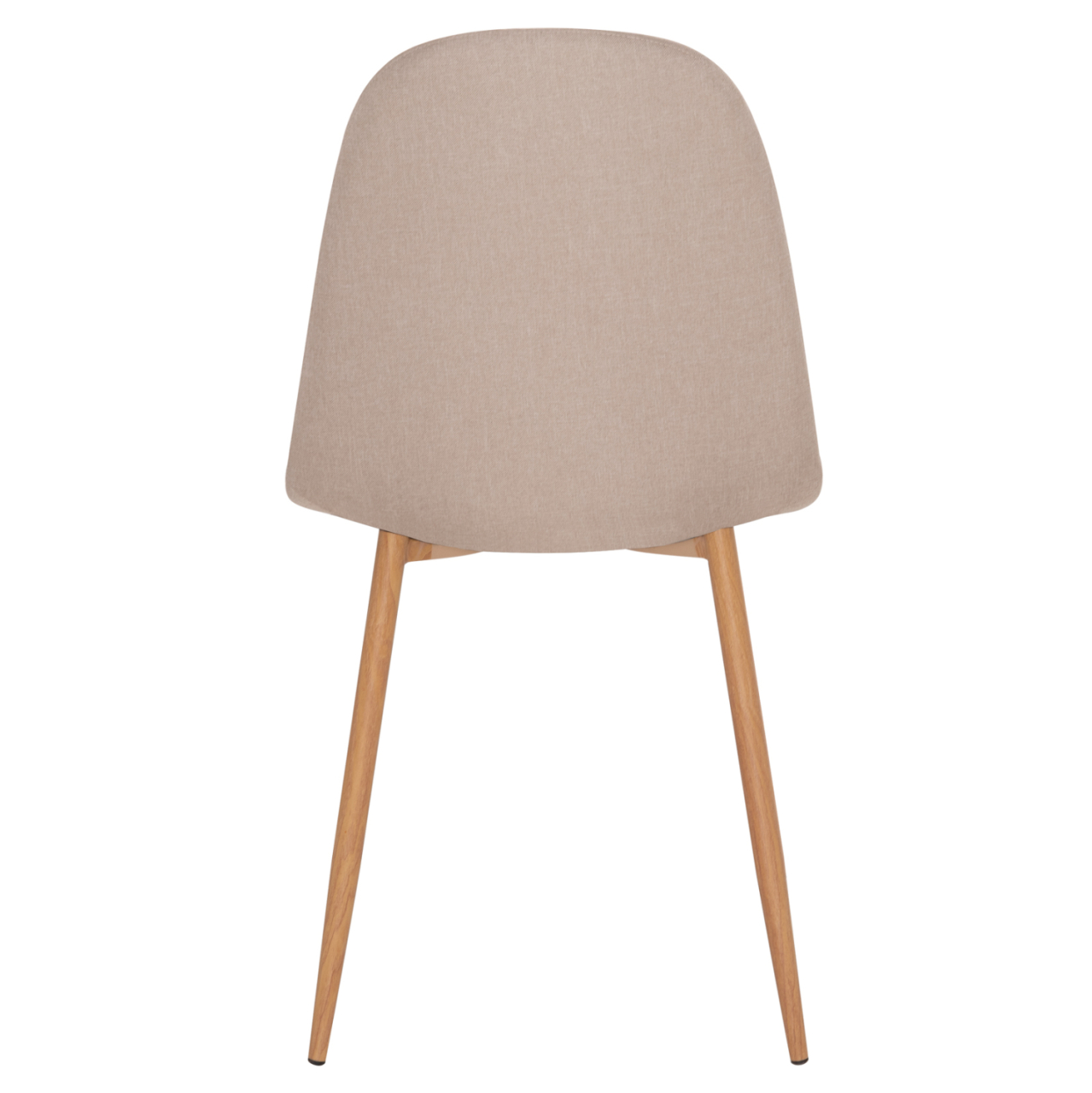 CHAIR HM00100.07 BEIGE FABRIC AND METAL LEGS 44x48x89Hcm. [6]