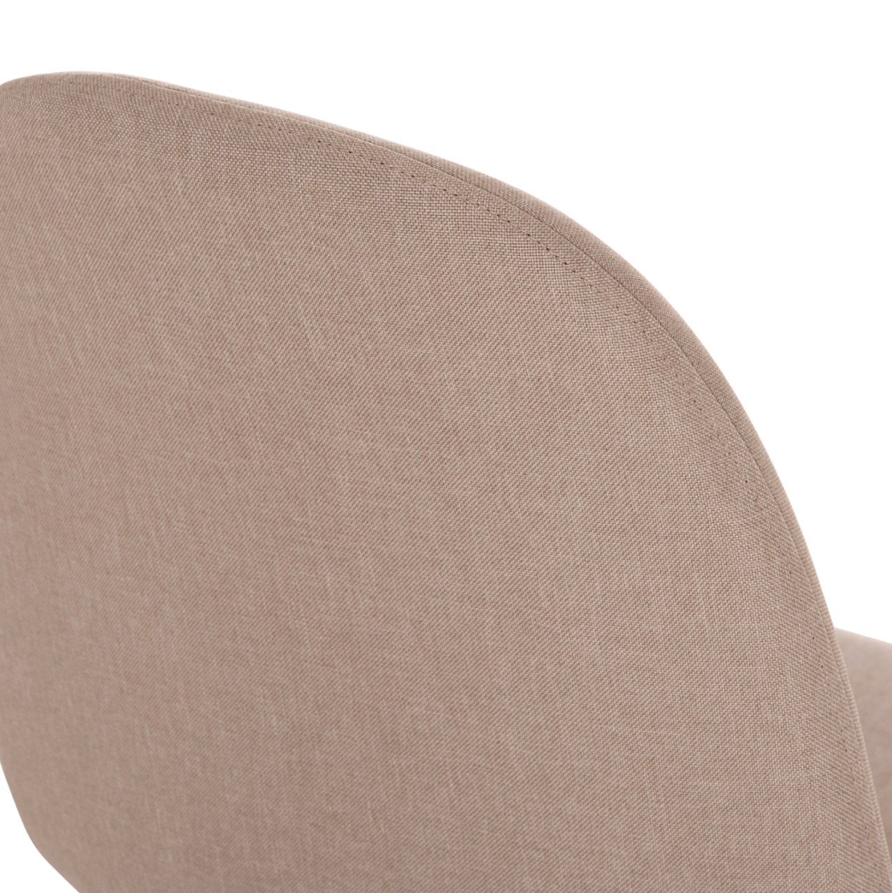 CHAIR HM00100.07 BEIGE FABRIC AND METAL LEGS 44x48x89Hcm. [10]