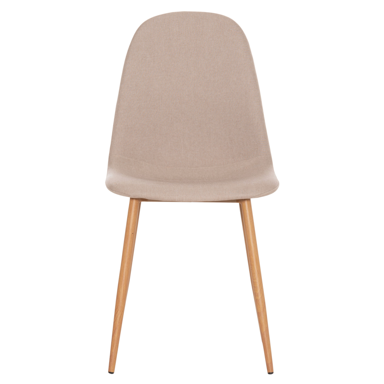 CHAIR HM00100.07 BEIGE FABRIC AND METAL LEGS 44x48x89Hcm. [3]