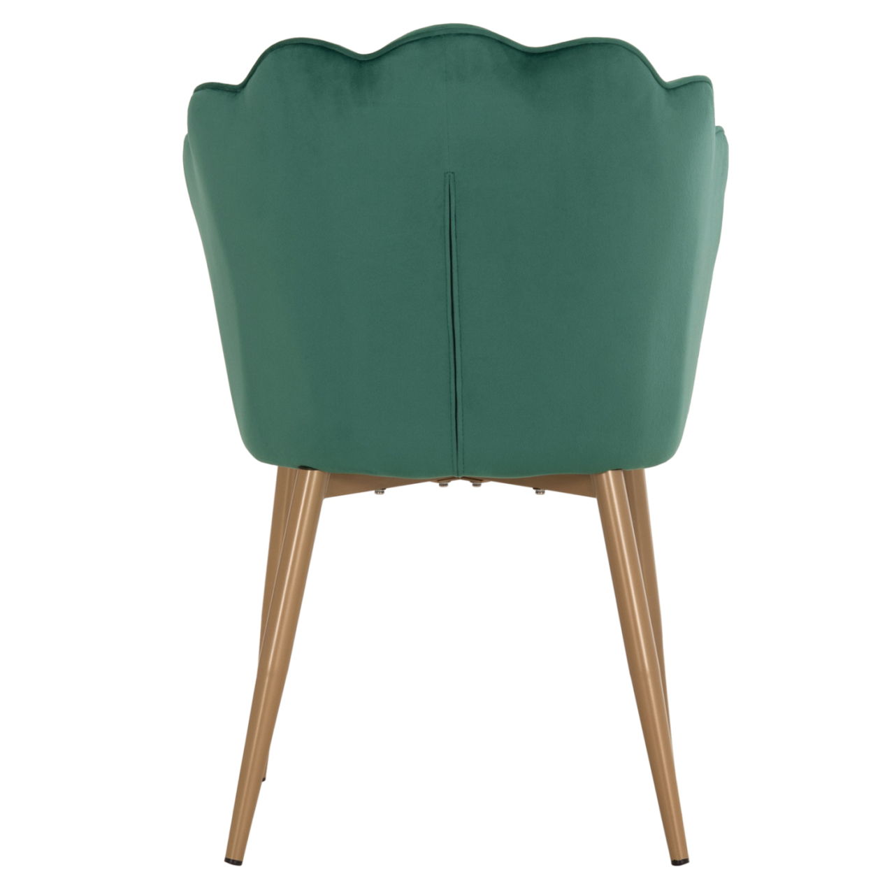 CHAIR HM8737.03 VELVET GREEN WITH METAL GOLD FRAME 57.5x57.5x85 cm. [6]