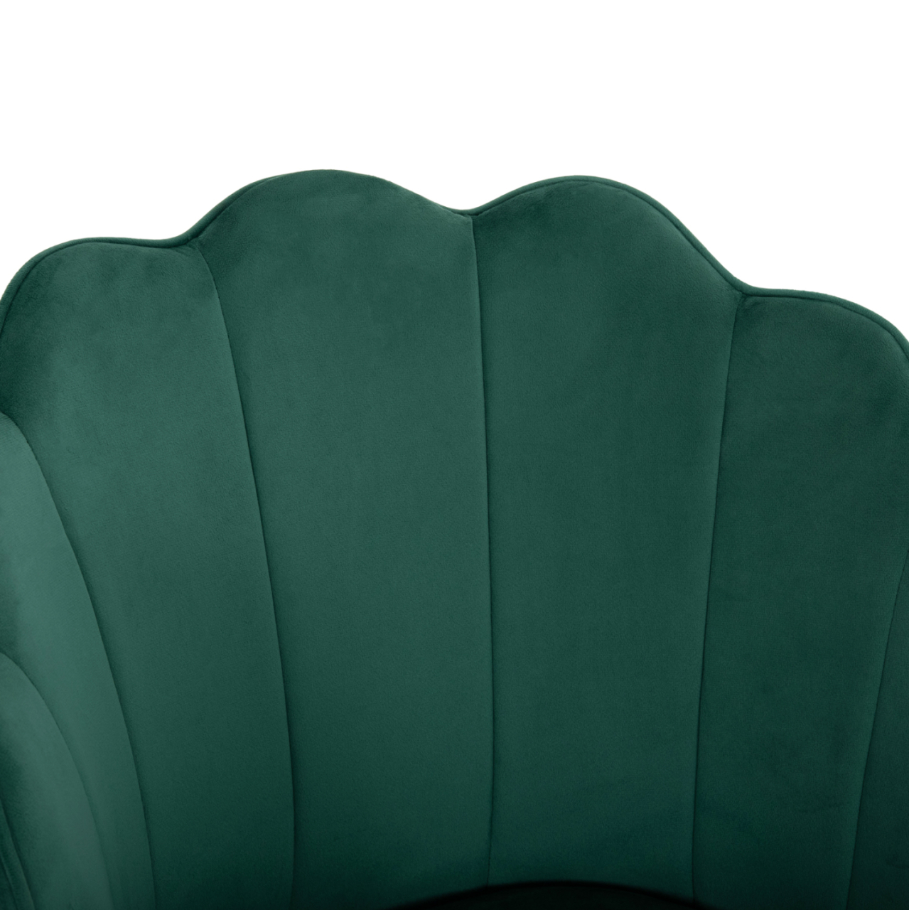 CHAIR HM8737.03 VELVET GREEN WITH METAL GOLD FRAME 57.5x57.5x85 cm. [7]