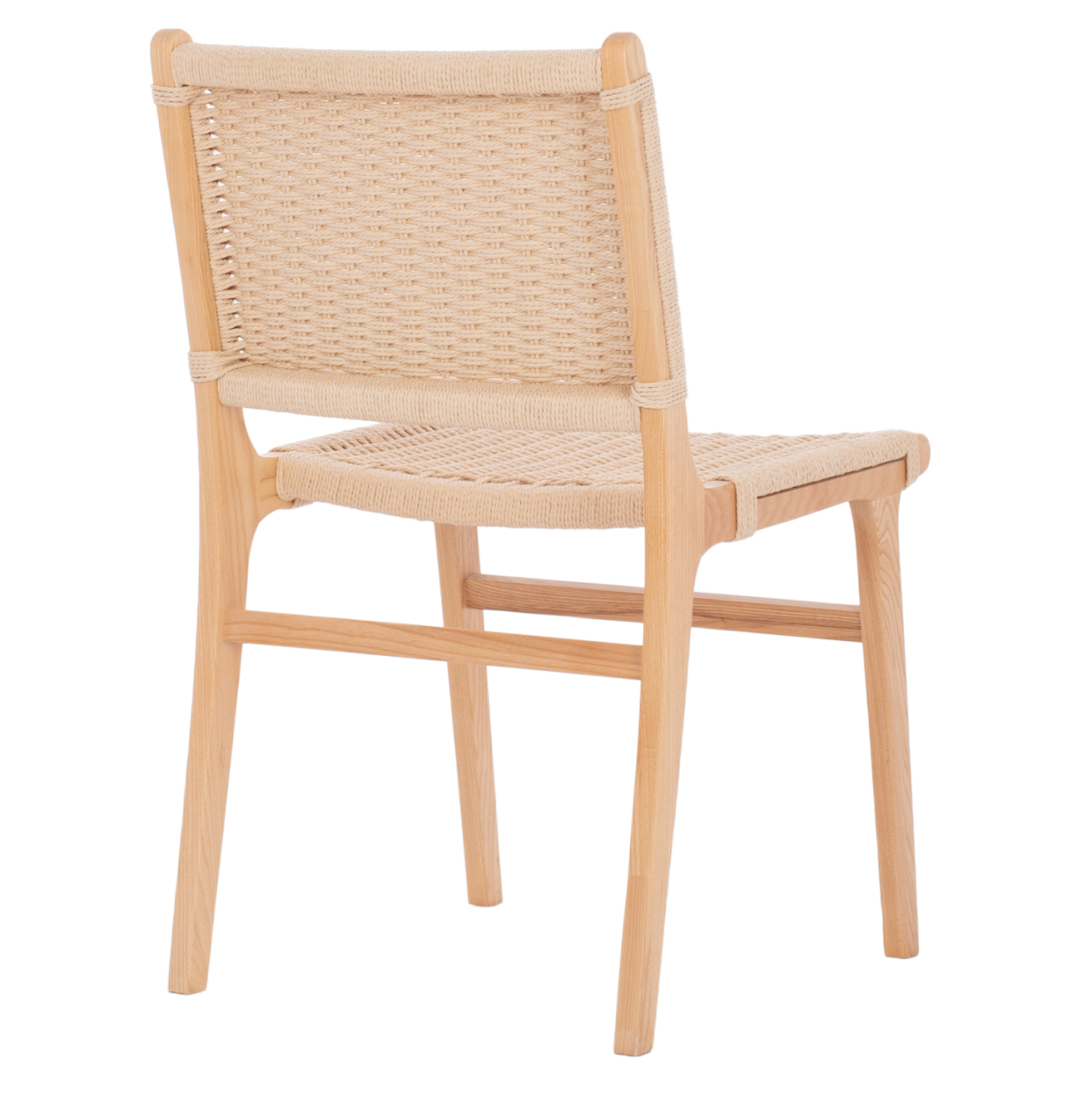 CHAIR HM9330.01 IGNACIO RUBBERWOOD KNITTED NATURAL ROPE 50X60X87H [5]