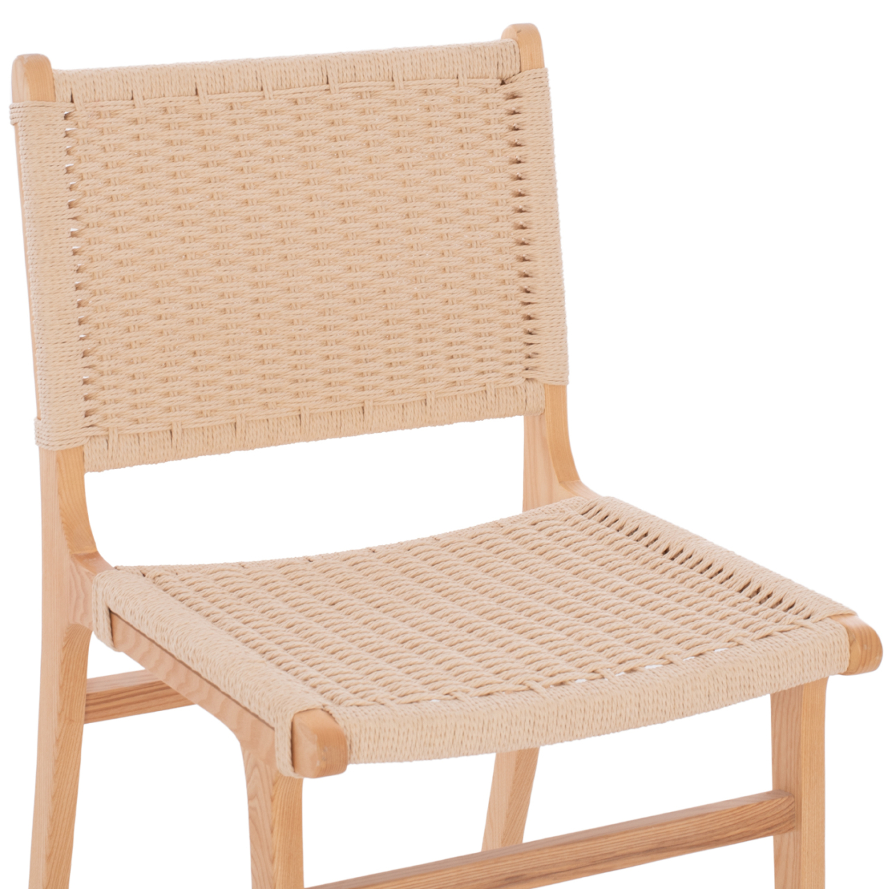 CHAIR HM9330.01 IGNACIO RUBBERWOOD KNITTED NATURAL ROPE 50X60X87H [7]