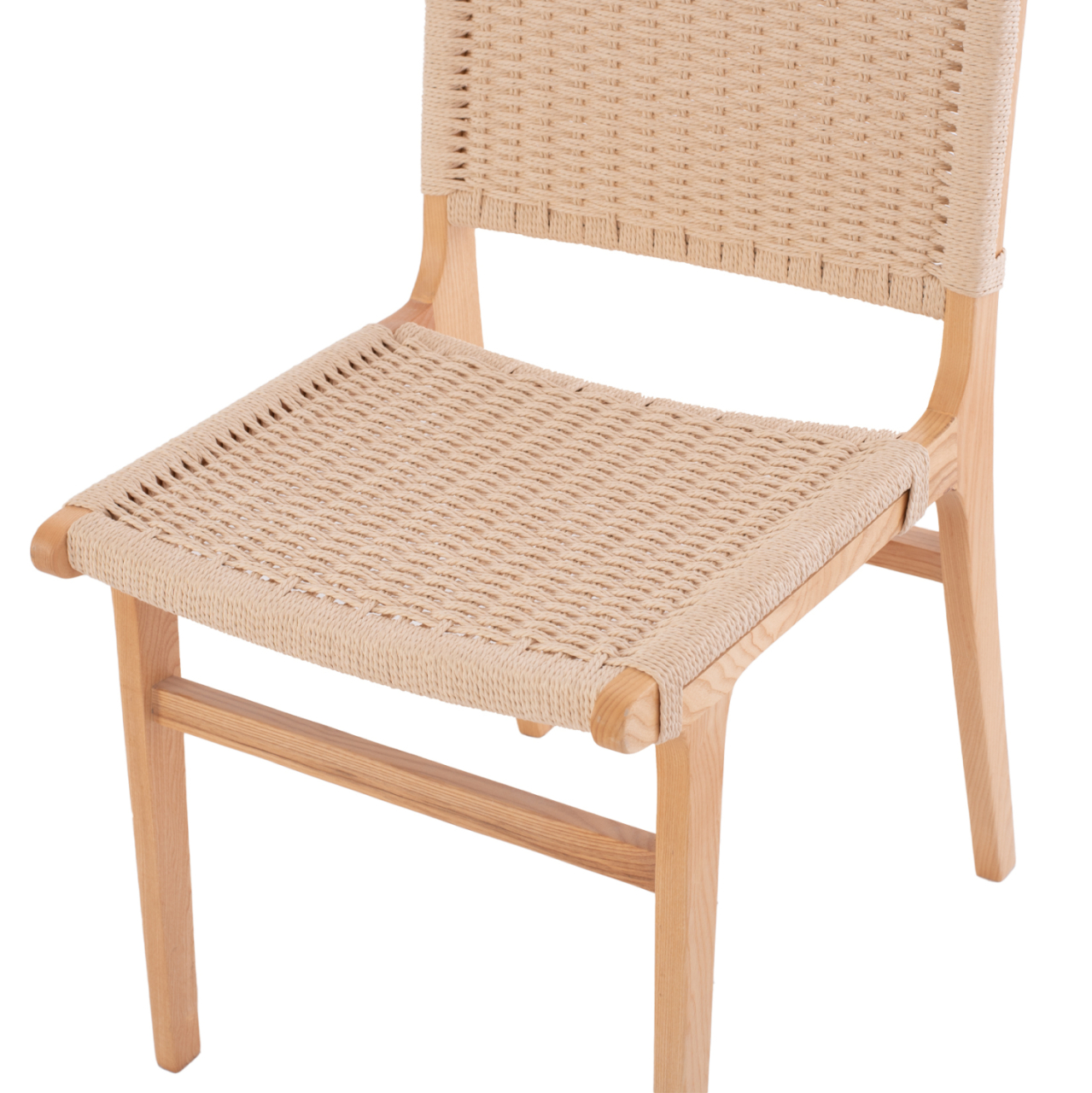 CHAIR HM9330.01 IGNACIO RUBBERWOOD KNITTED NATURAL ROPE 50X60X87H [8]