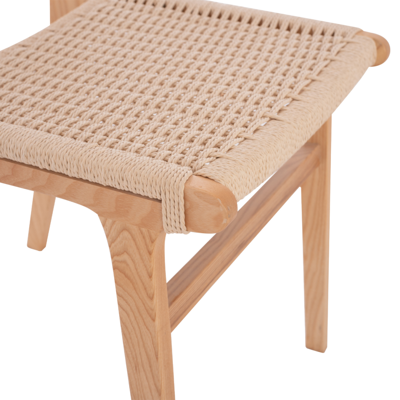 CHAIR HM9330.01 IGNACIO RUBBERWOOD KNITTED NATURAL ROPE 50X60X87H [9]