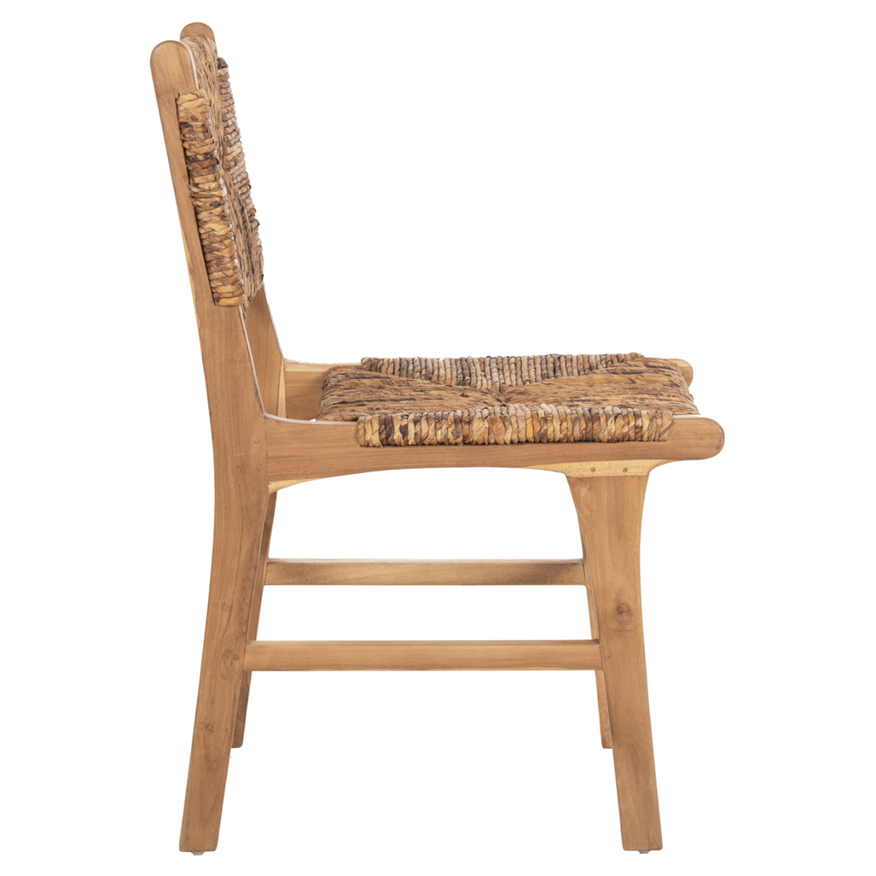 CHAIR HM9399.11 TEAK WOOD WITH STRAW MATTING ON BACKREST AND SEAT NATURAL COLOR 51x60,5x86Hcm [4]