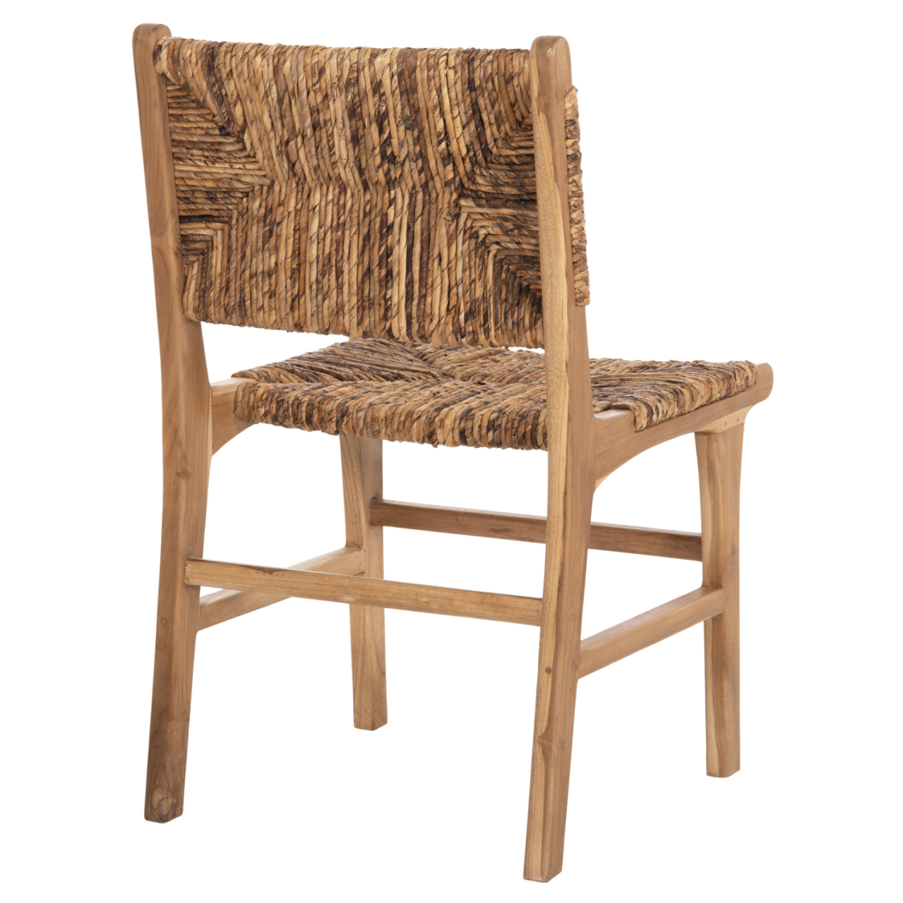 CHAIR HM9399.11 TEAK WOOD WITH STRAW MATTING ON BACKREST AND SEAT NATURAL COLOR 51x60,5x86Hcm [5]