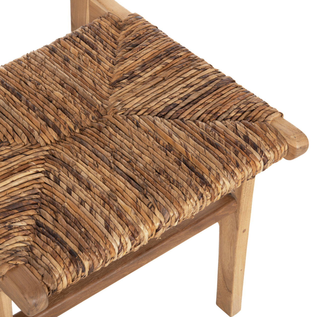 CHAIR HM9399.11 TEAK WOOD WITH STRAW MATTING ON BACKREST AND SEAT NATURAL COLOR 51x60,5x86Hcm [8]