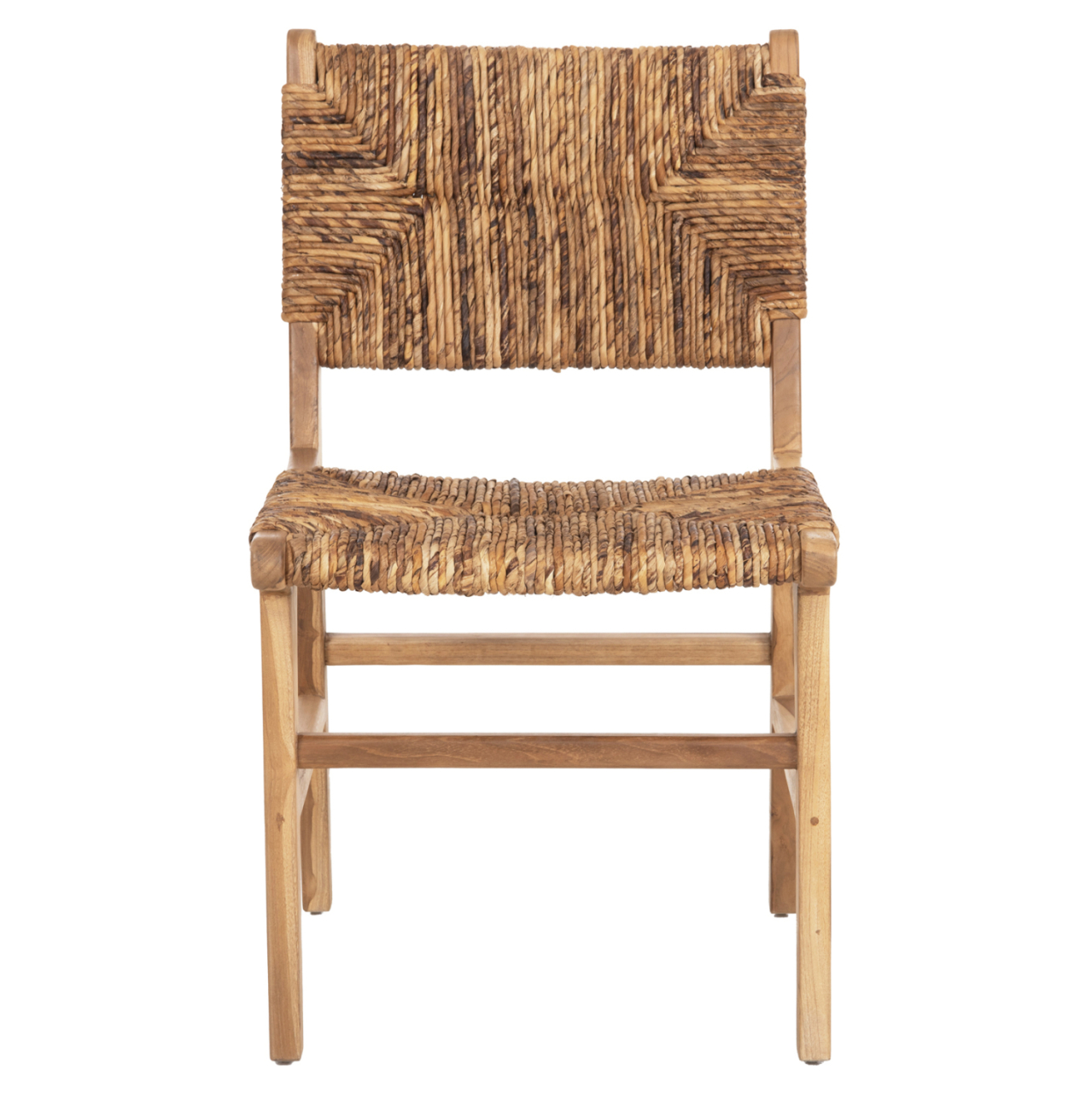 CHAIR HM9399.11 TEAK WOOD WITH STRAW MATTING ON BACKREST AND SEAT NATURAL COLOR 51x60,5x86Hcm [3]