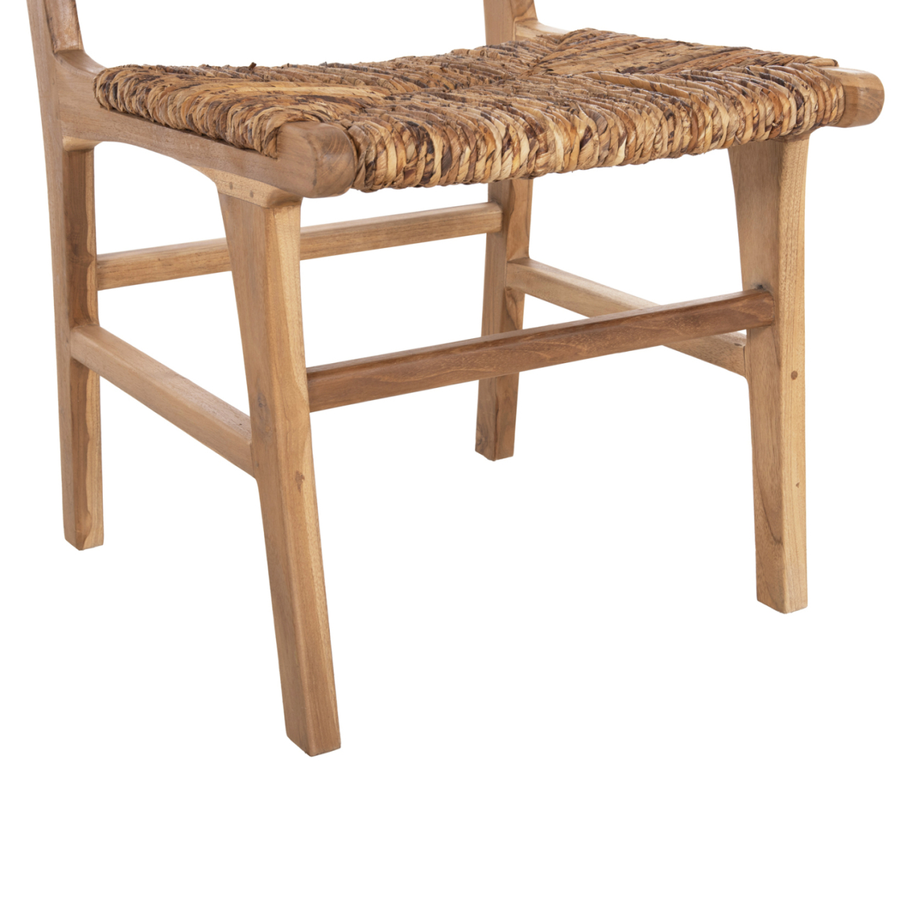 CHAIR HM9399.11 TEAK WOOD WITH STRAW MATTING ON BACKREST AND SEAT NATURAL COLOR 51x60,5x86Hcm [9]
