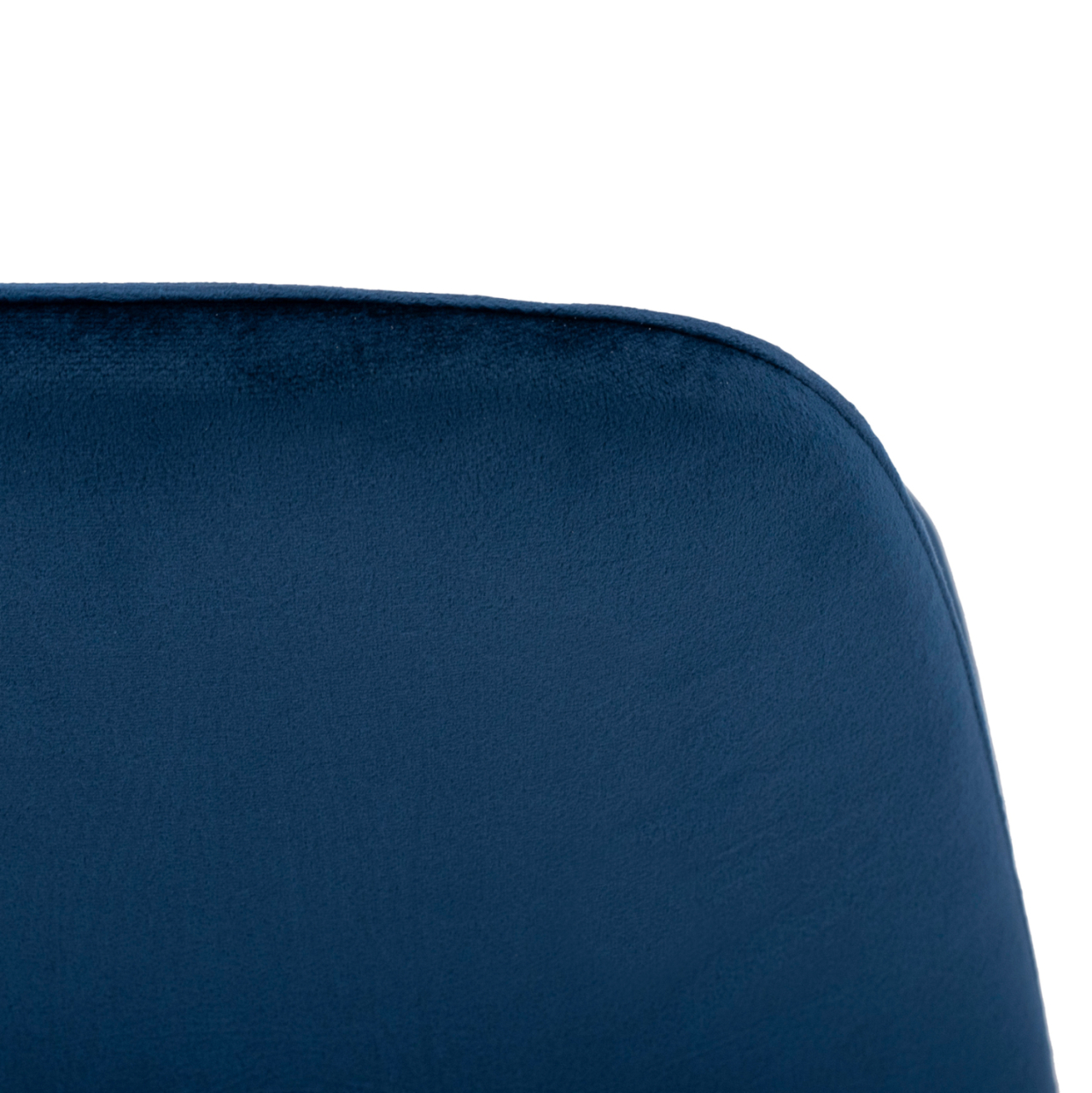 Chair Leonardo Velvet Blue with Metallic Legs HM00100.08 43x54x88 cm. [7]