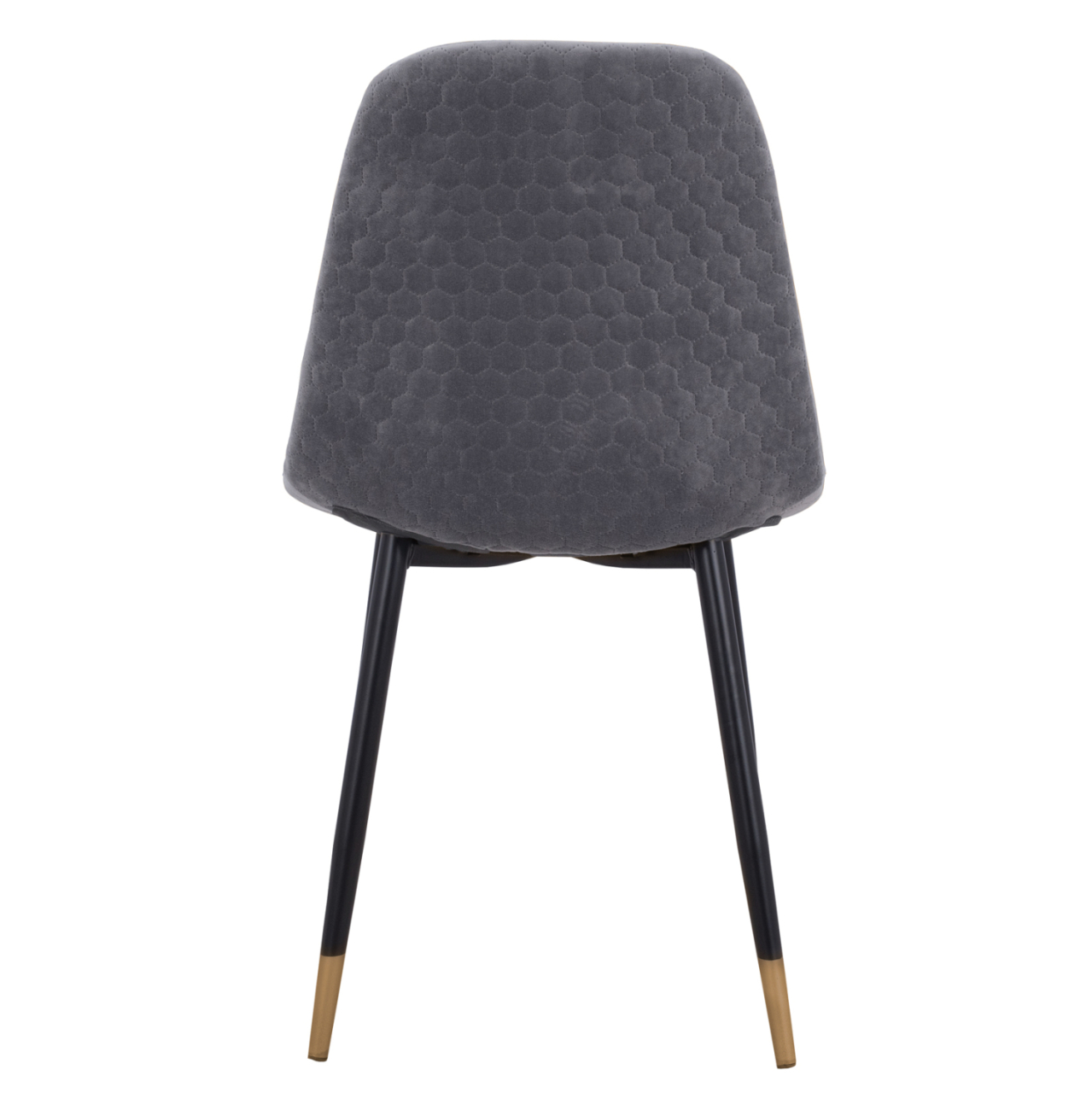 Chair Lucille HM8552.01 from Velvet Grey and metallic frame 45x56x81cm [5]