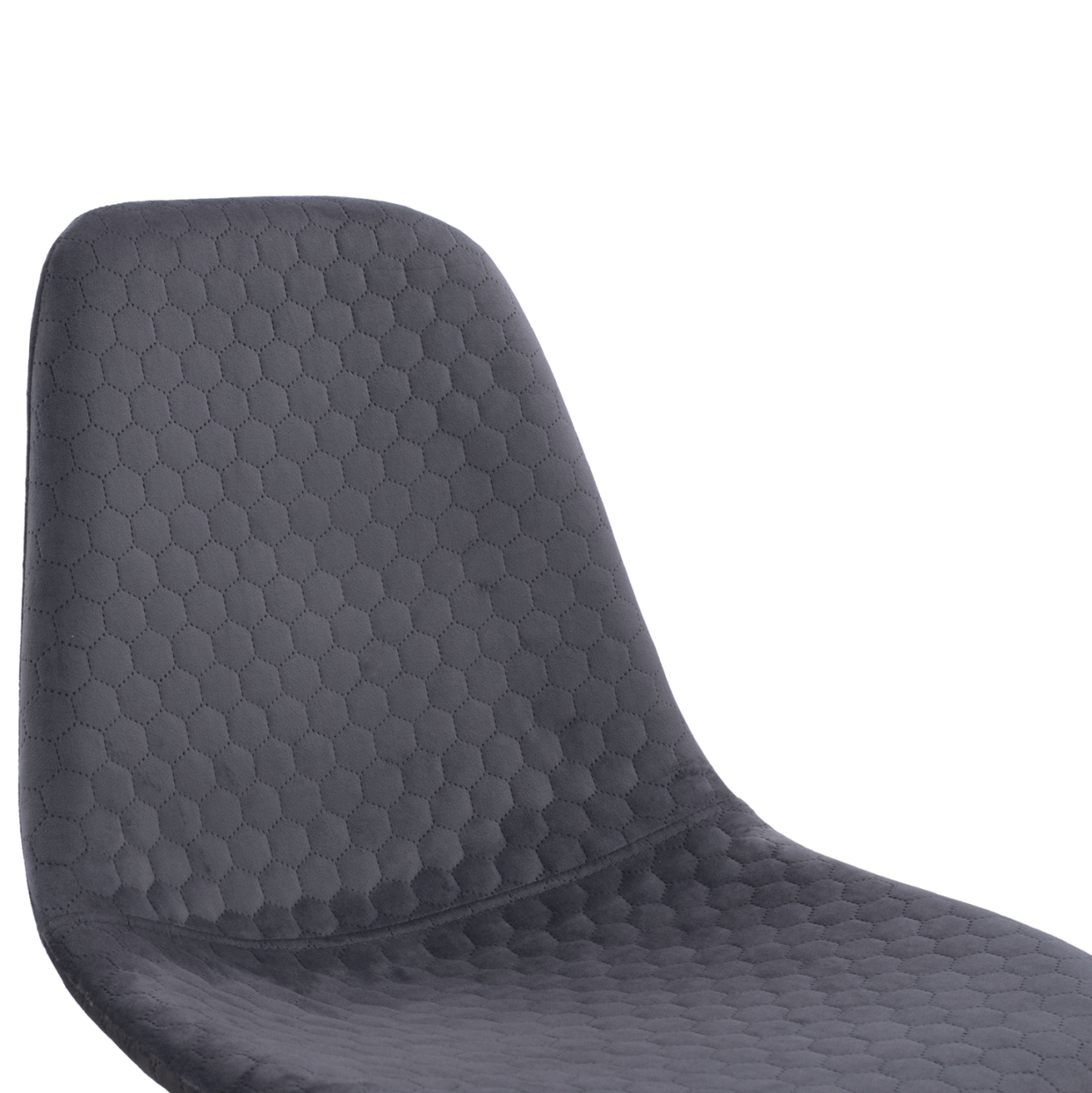 Chair Lucille HM8552.01 from Velvet Grey and metallic frame 45x56x81cm [7]