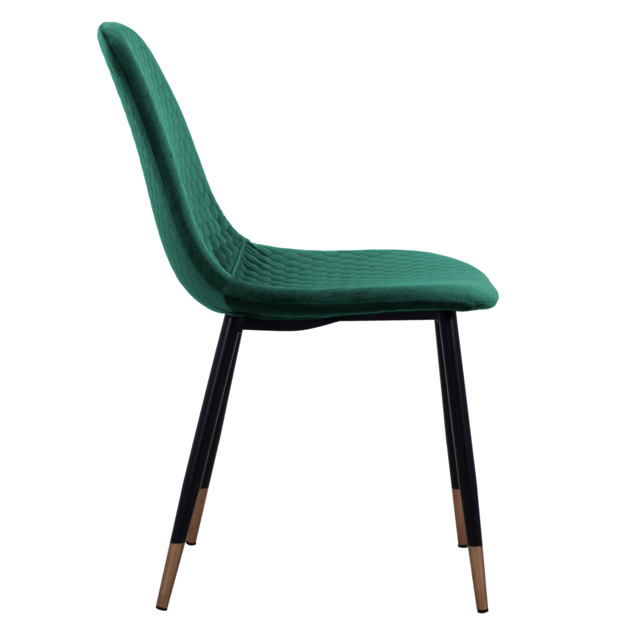 Chair Lucille HM8552.03 from Velvet Cyppress Green color with metallic frame 45x56x81cm [4]