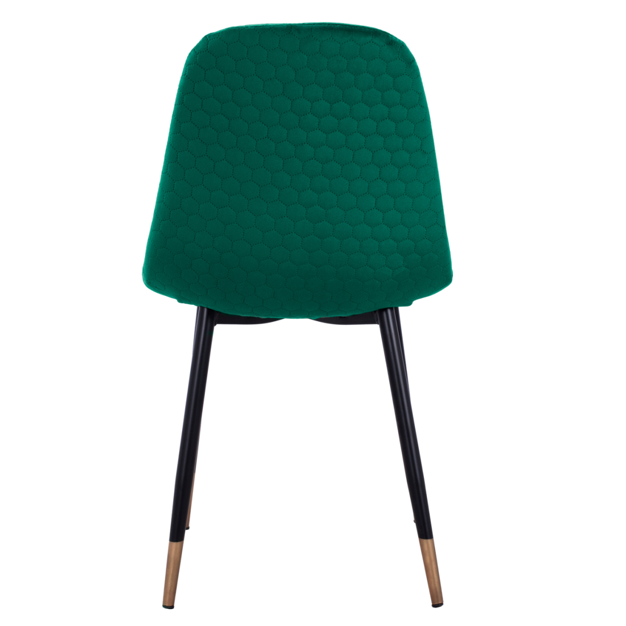 Chair Lucille HM8552.03 from Velvet Cyppress Green color with metallic frame 45x56x81cm [5]