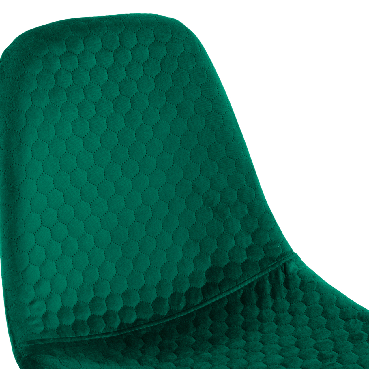 Chair Lucille HM8552.03 from Velvet Cyppress Green color with metallic frame 45x56x81cm [8]