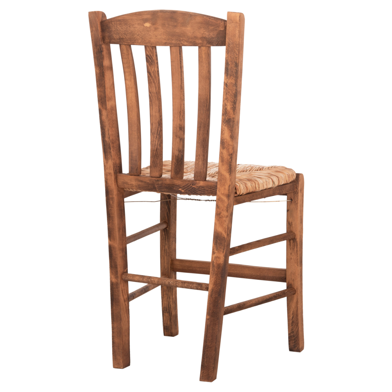 CHAIR MONTE HM10383.01 BEECH WOOD IN WALNUT-SEAGRASS RUSH-MATT SEAT 43x41x87Hcm. [5]