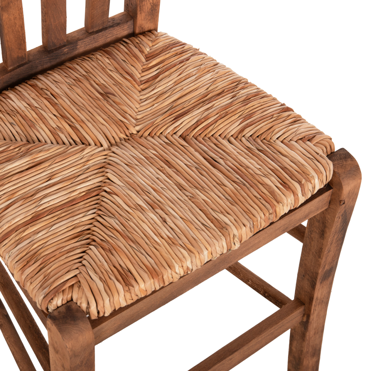 CHAIR MONTE HM10383.01 BEECH WOOD IN WALNUT-SEAGRASS RUSH-MATT SEAT 43x41x87Hcm. [7]