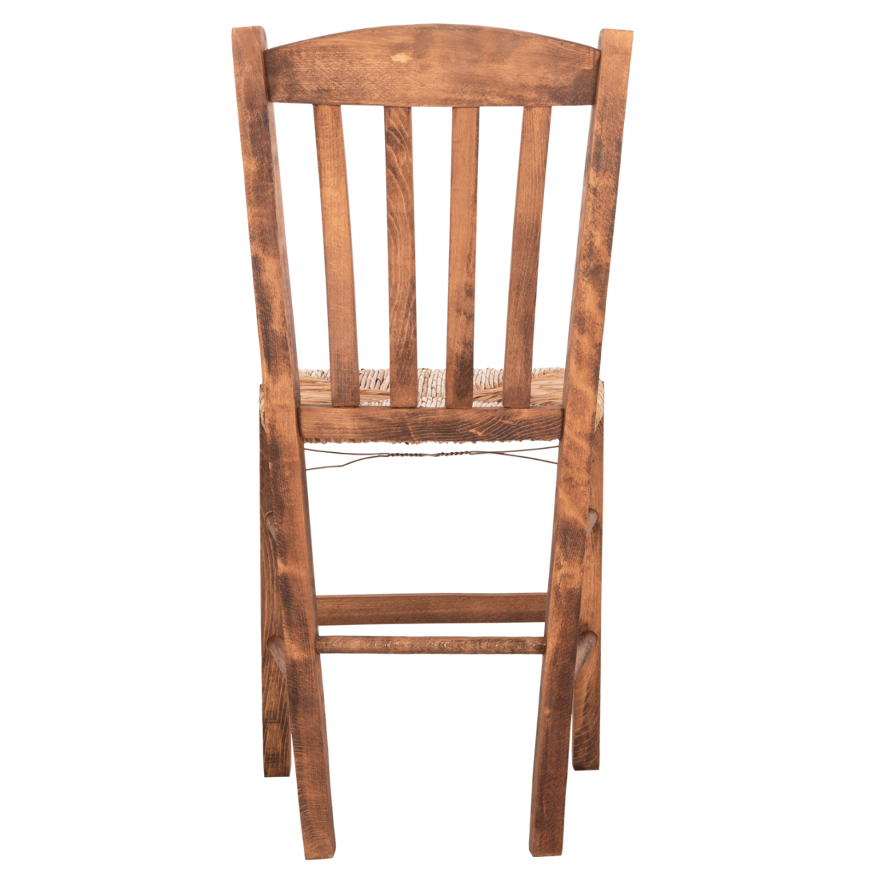 CHAIR MONTE HM10383.01 BEECH WOOD IN WALNUT-SEAGRASS RUSH-MATT SEAT 43x41x87Hcm. [6]