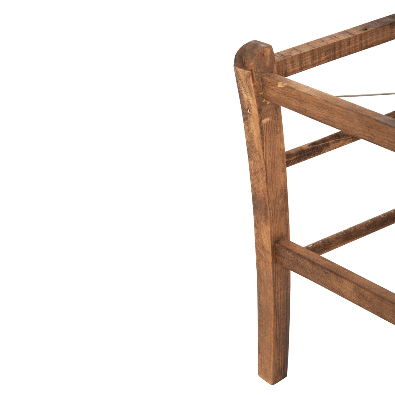 CHAIR MONTE HM5588.01 BEECH WOOD IMPREGNATED IN WALNUT COLOR 40x41x87Hcm.FRAME ONLY [9]