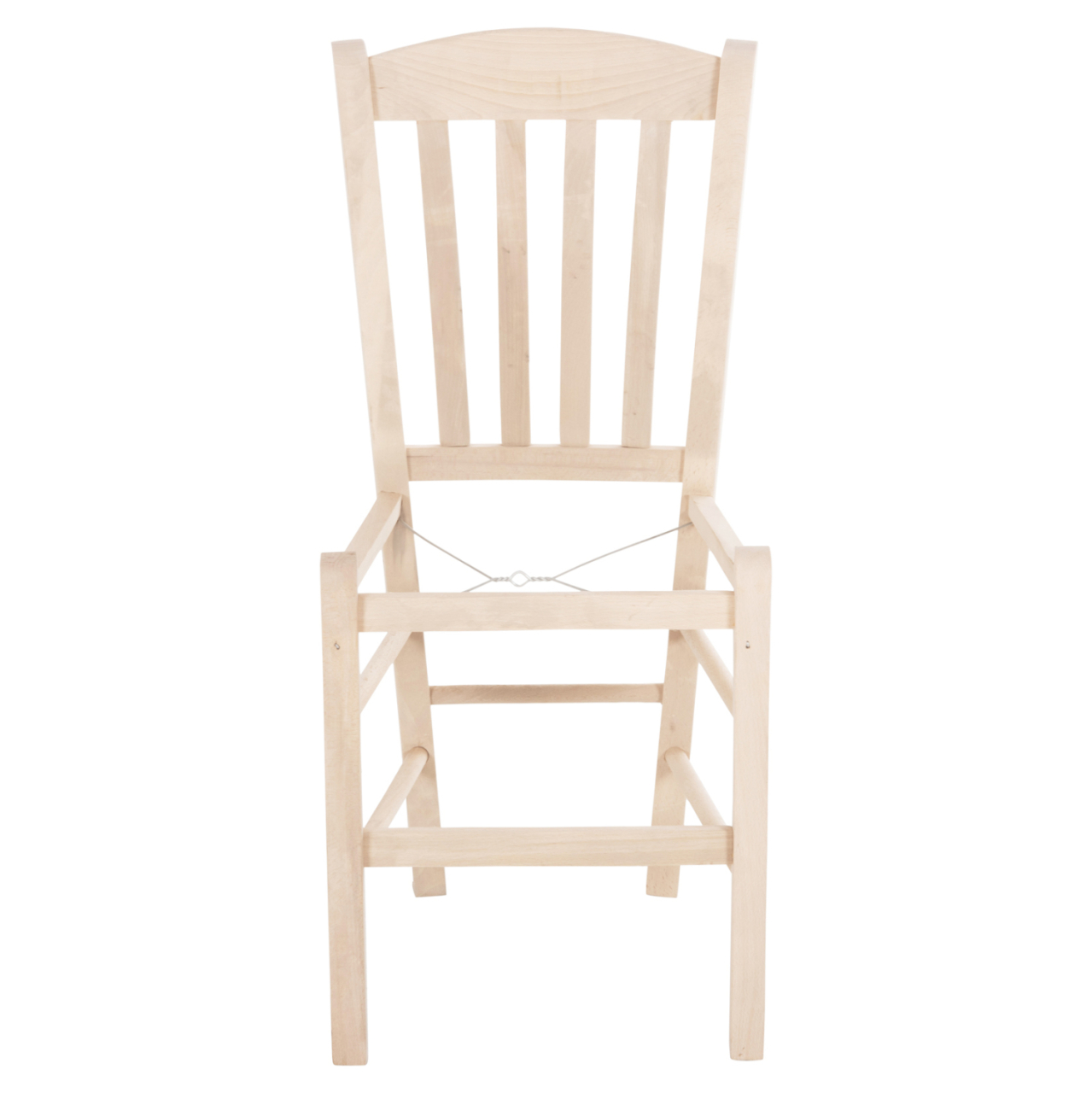 CHAIR MONTE HM5588.02 BEECH WOOD IMPREGNATED-UNPAINTED 40x41x87Hcm.FRAME ONLY [3]