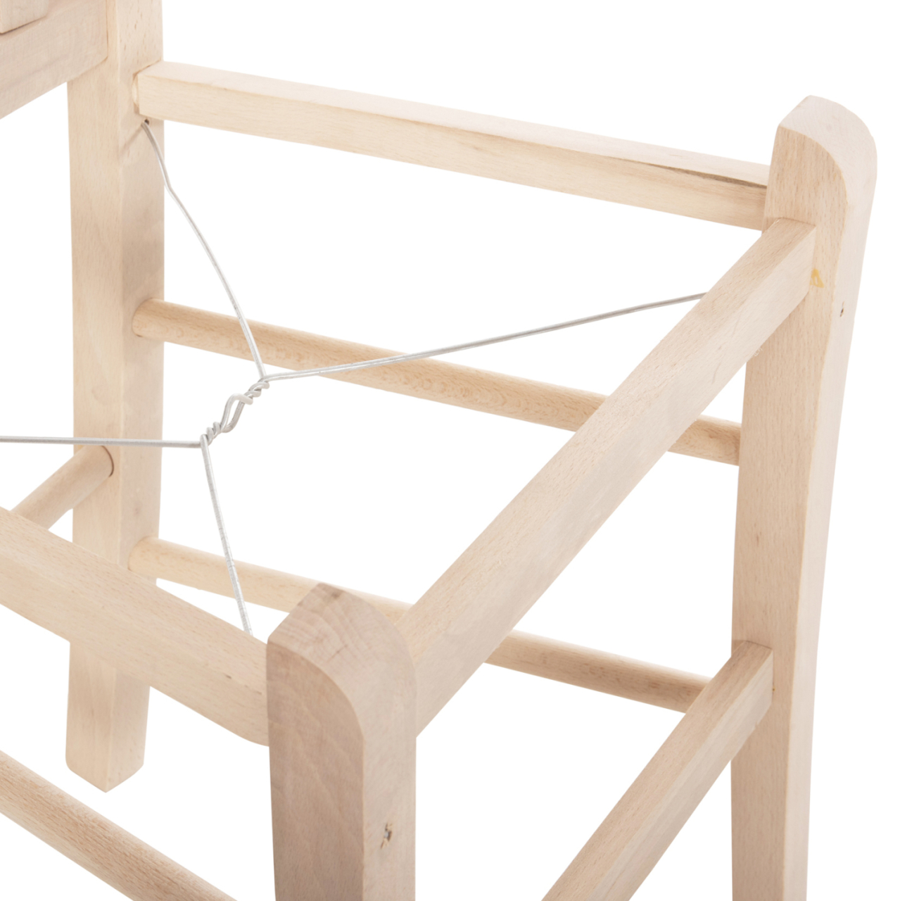 CHAIR MONTE HM5588.02 BEECH WOOD IMPREGNATED-UNPAINTED 40x41x87Hcm.FRAME ONLY [8]