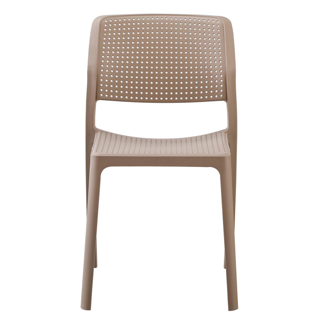 CHAIR OUTDOOR COMFEE HM6101.04 POLYPROPYLENE IN CAPPUCCINO 41x57x82H cm. [2]