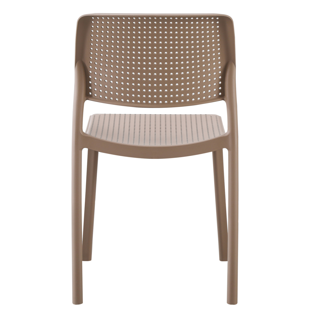 CHAIR OUTDOOR COMFEE HM6101.04 POLYPROPYLENE IN CAPPUCCINO 41x57x82H cm. [4]