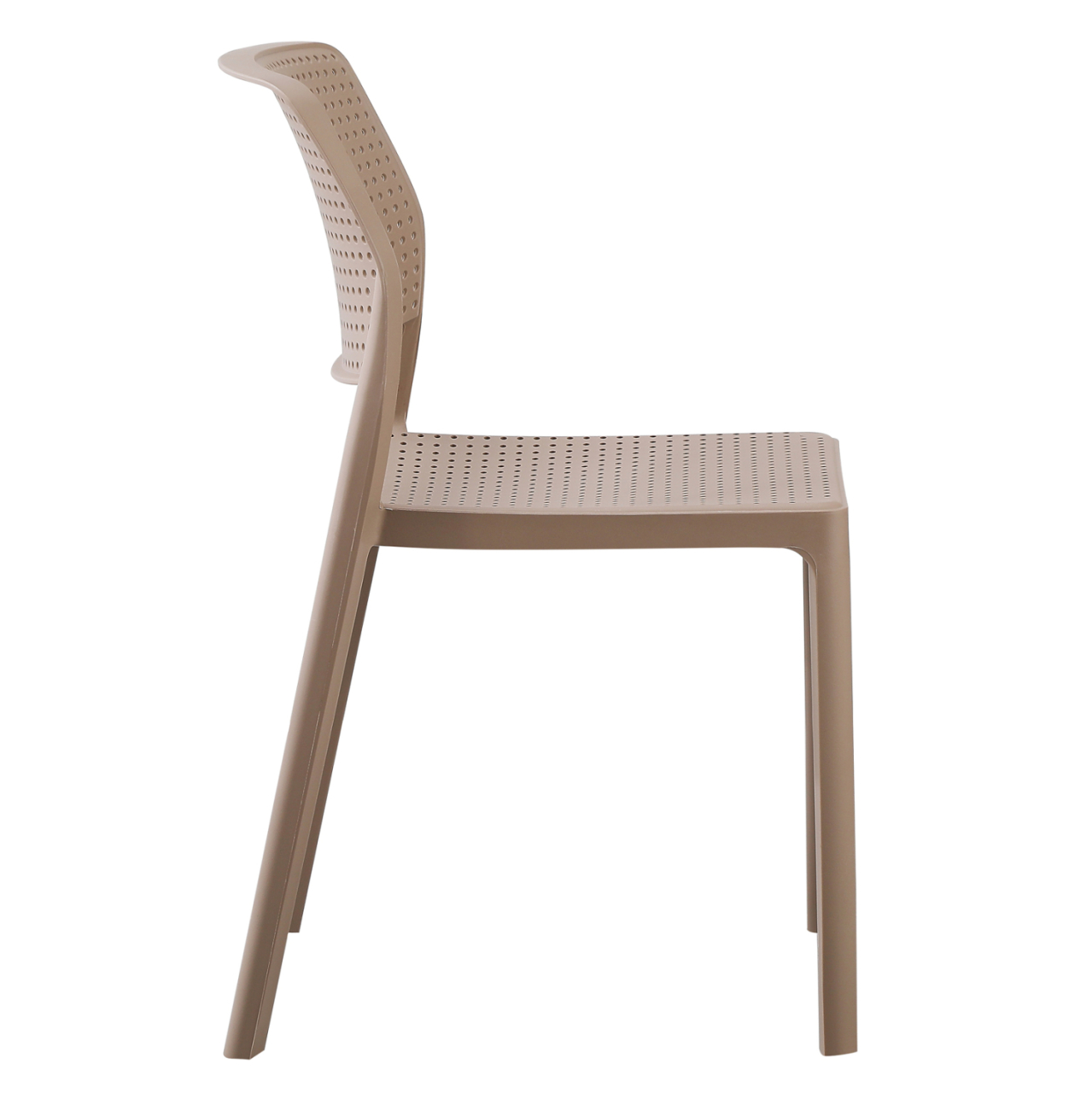 CHAIR OUTDOOR COMFEE HM6101.04 POLYPROPYLENE IN CAPPUCCINO 41x57x82H cm. [3]