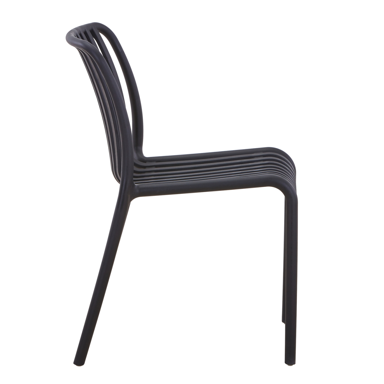CHAIR OUTDOOR CONVEE HM6104.02 POLYPROPYLENE IN BLACK 48x56x79Hcm. [4]