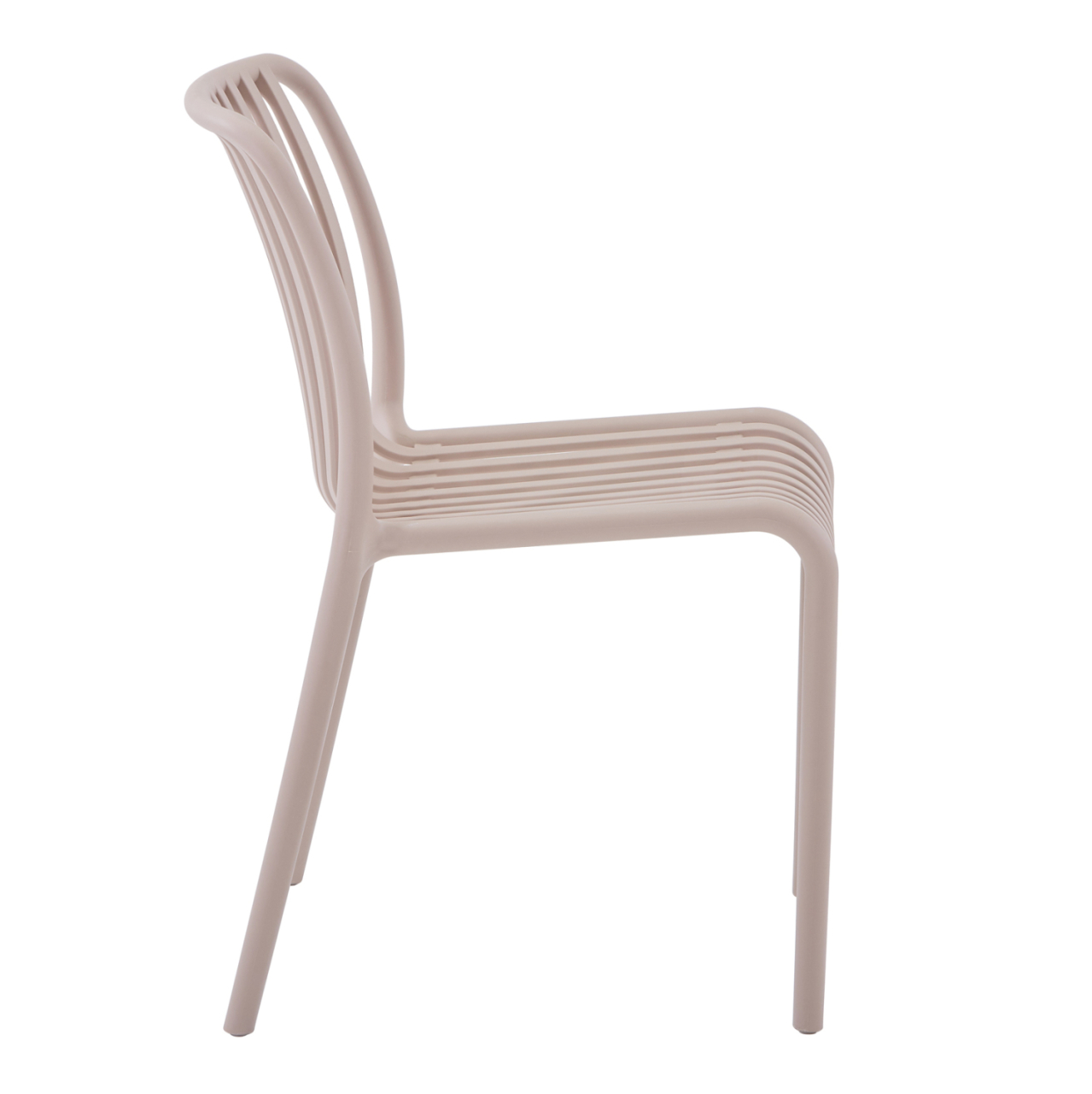 CHAIR OUTDOOR CONVEE HM6104.04 POLYPROPYLENE IN CAPPUCCINO 48x56x79Hcm. [4]
