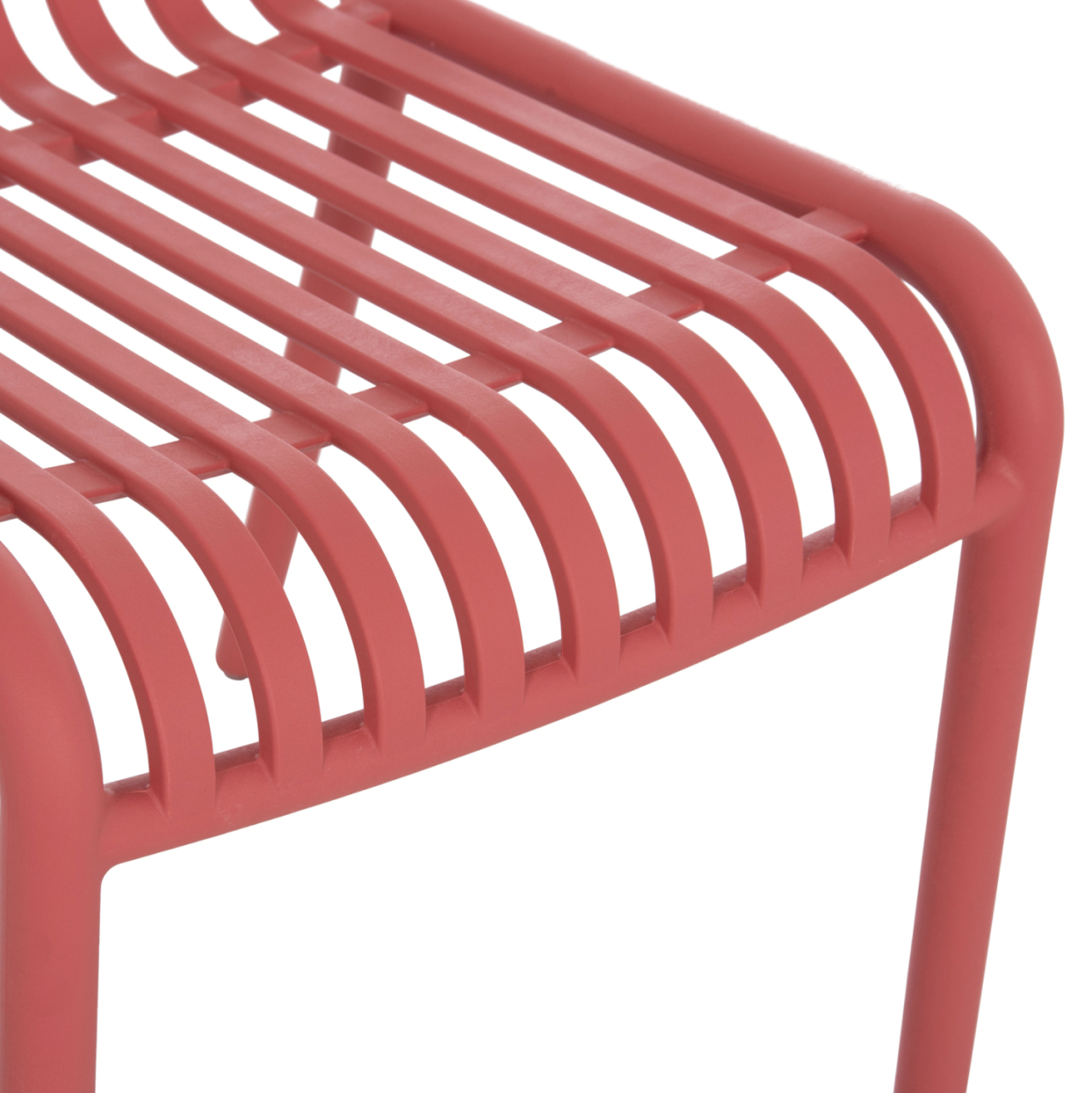 CHAIR OUTDOOR CONVEE HM6104.05 POLYPROPYLENE IN RED 48x56x79Hcm. [8]