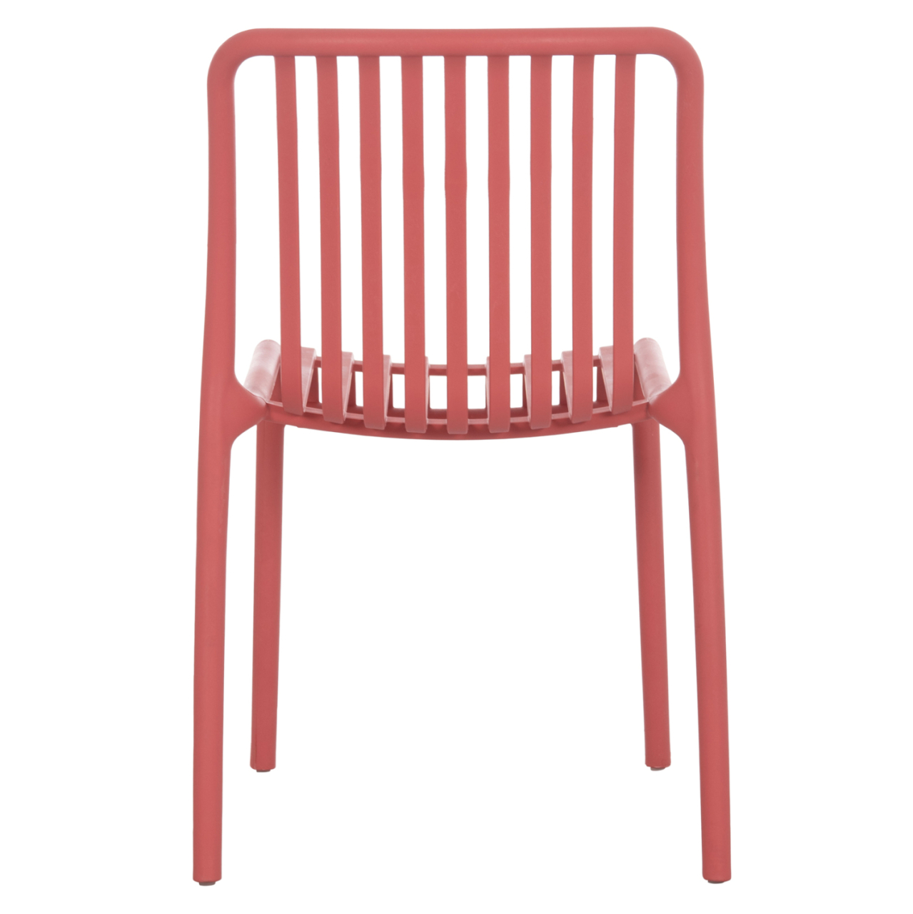 CHAIR OUTDOOR CONVEE HM6104.05 POLYPROPYLENE IN RED 48x56x79Hcm. [6]