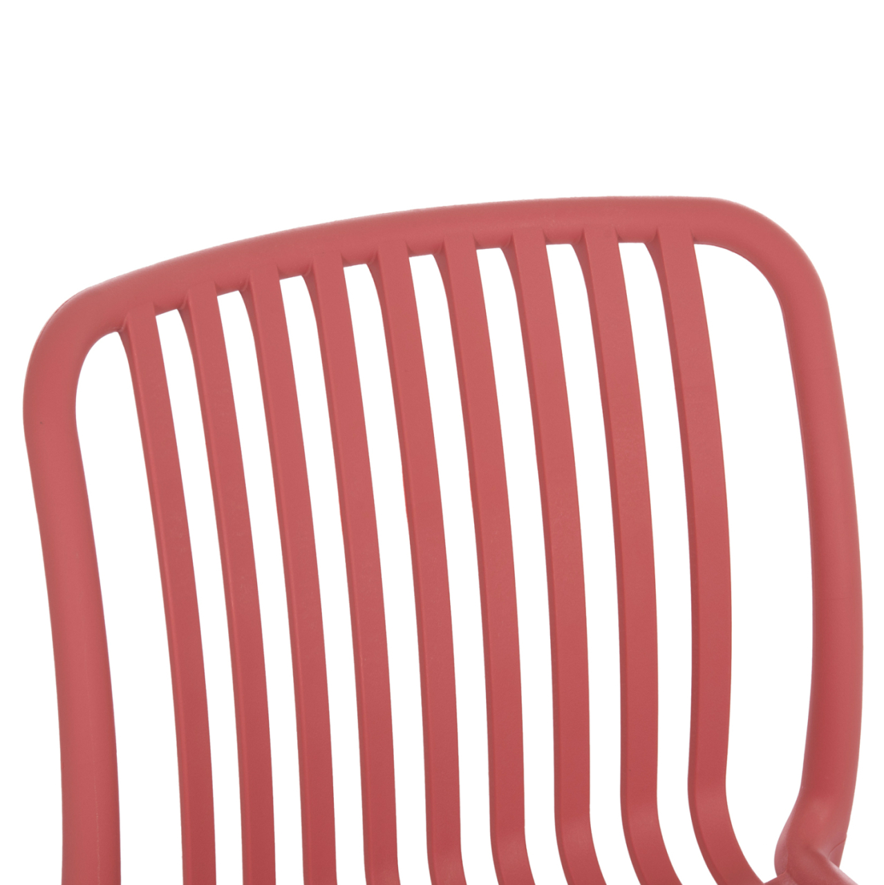 CHAIR OUTDOOR CONVEE HM6104.05 POLYPROPYLENE IN RED 48x56x79Hcm. [7]
