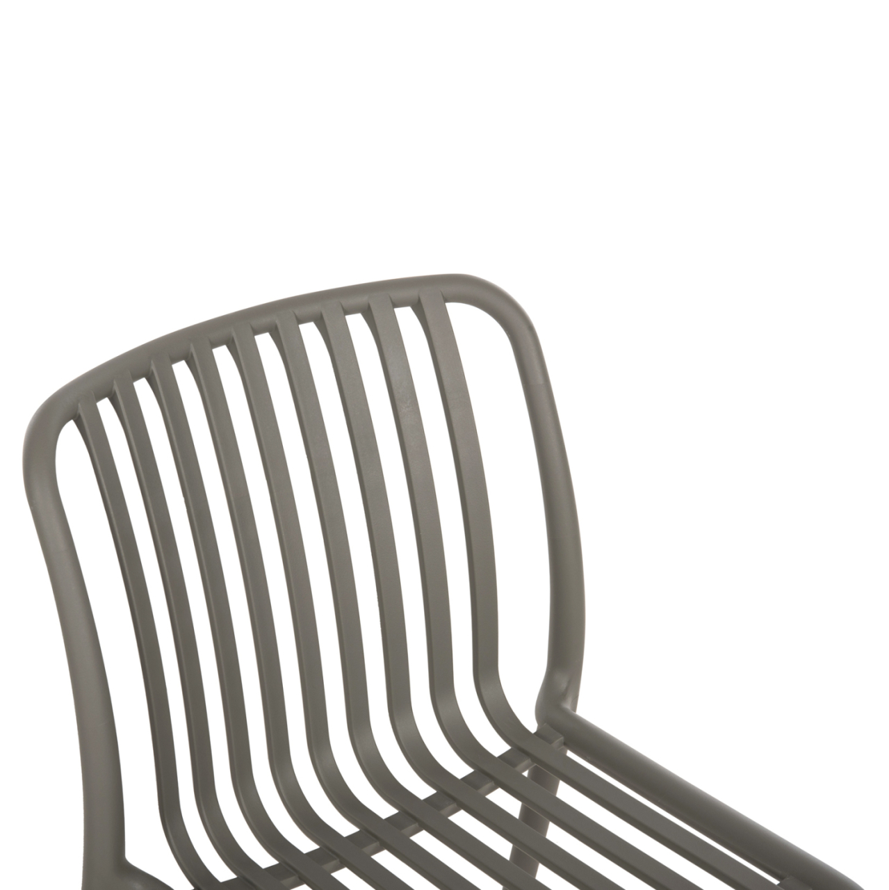 CHAIR OUTDOOR CONVEE HM6104.07 POLYPROPYLENE IN DARK OLIVE 48x56x79Hcm. [7]