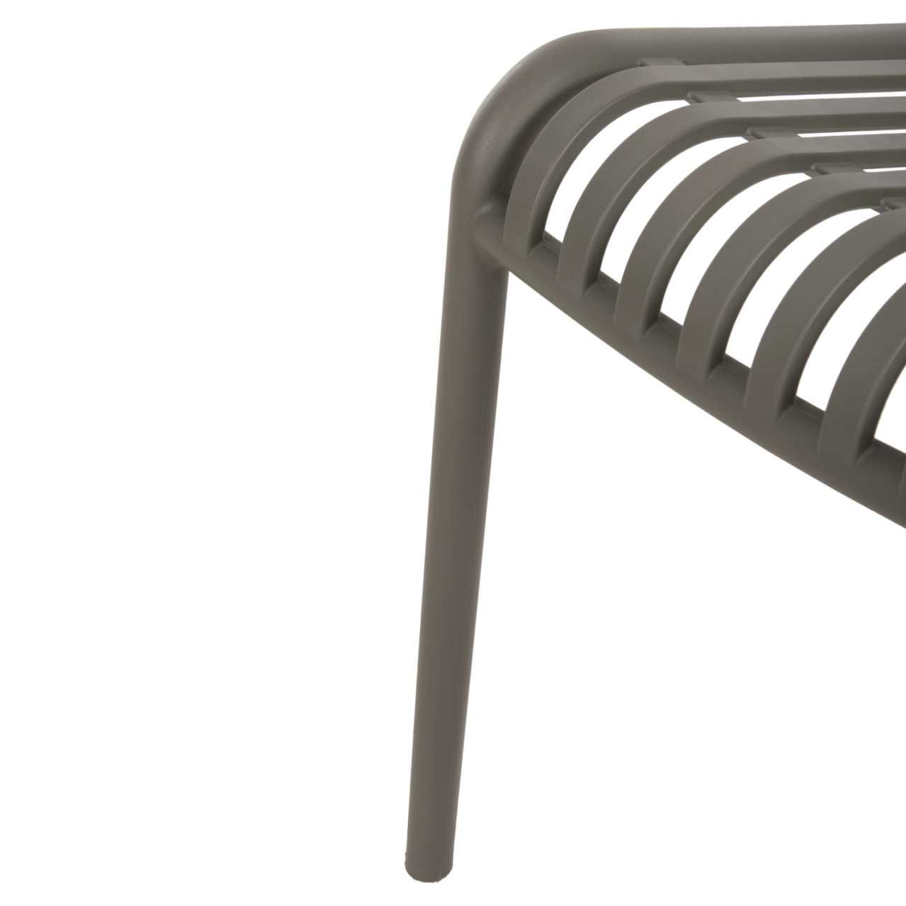 CHAIR OUTDOOR CONVEE HM6104.07 POLYPROPYLENE IN DARK OLIVE 48x56x79Hcm. [10]
