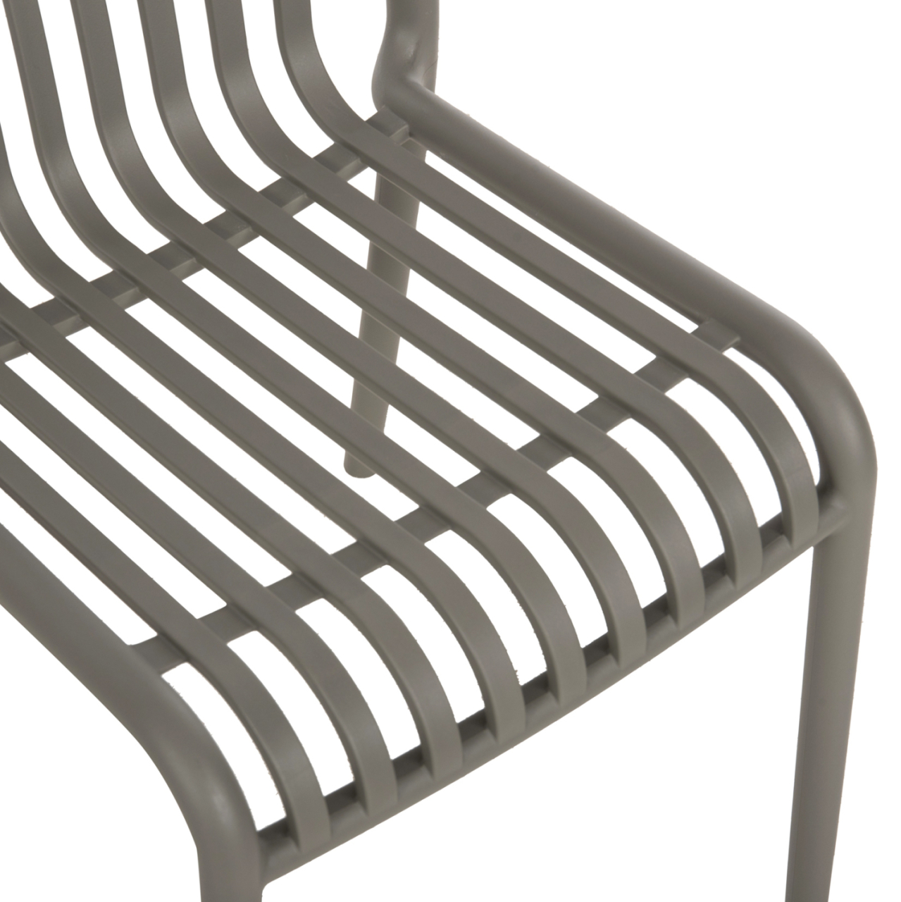 CHAIR OUTDOOR CONVEE HM6104.07 POLYPROPYLENE IN DARK OLIVE 48x56x79Hcm. [8]