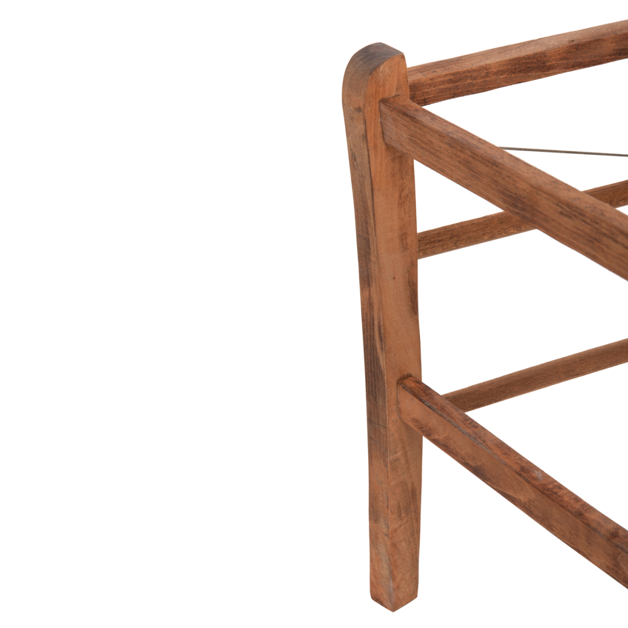 CHAIR PAROS HM5585.01 BEECH WOOD IMPREGNATED IN WALNUT COLOR 40x41x87Hcm.FRAME ONLY [9]