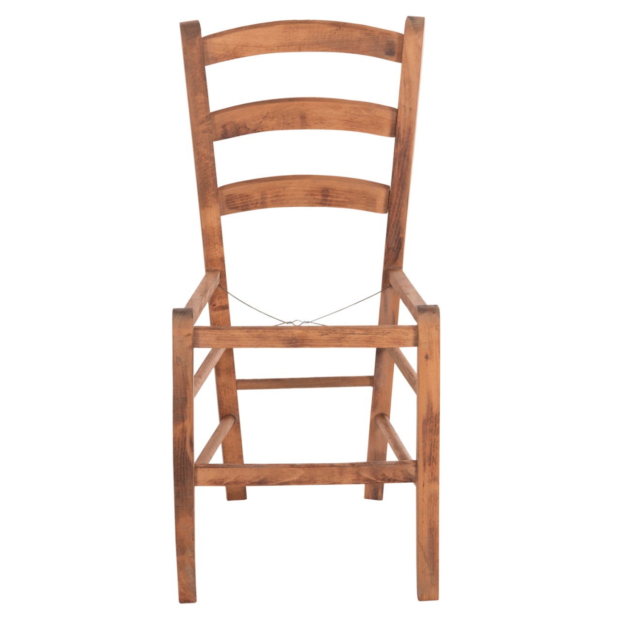 CHAIR PAROS HM5585.01 BEECH WOOD IMPREGNATED IN WALNUT COLOR 40x41x87Hcm.FRAME ONLY [3]