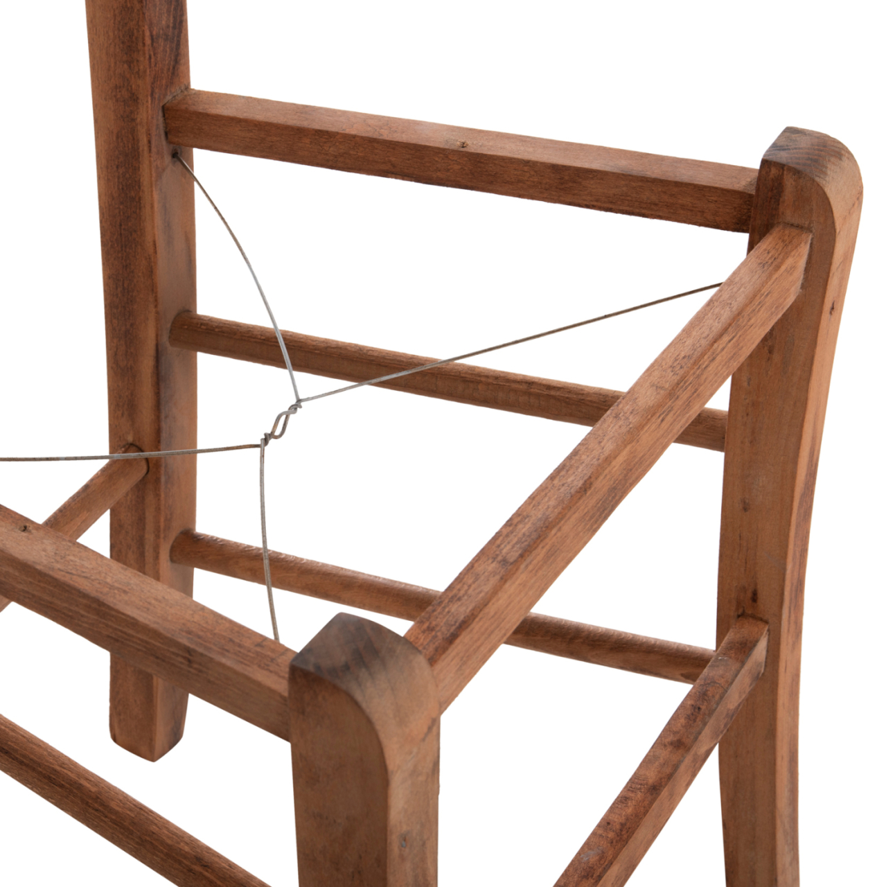 CHAIR PAROS HM5585.01 BEECH WOOD IMPREGNATED IN WALNUT COLOR 40x41x87Hcm.FRAME ONLY [8]