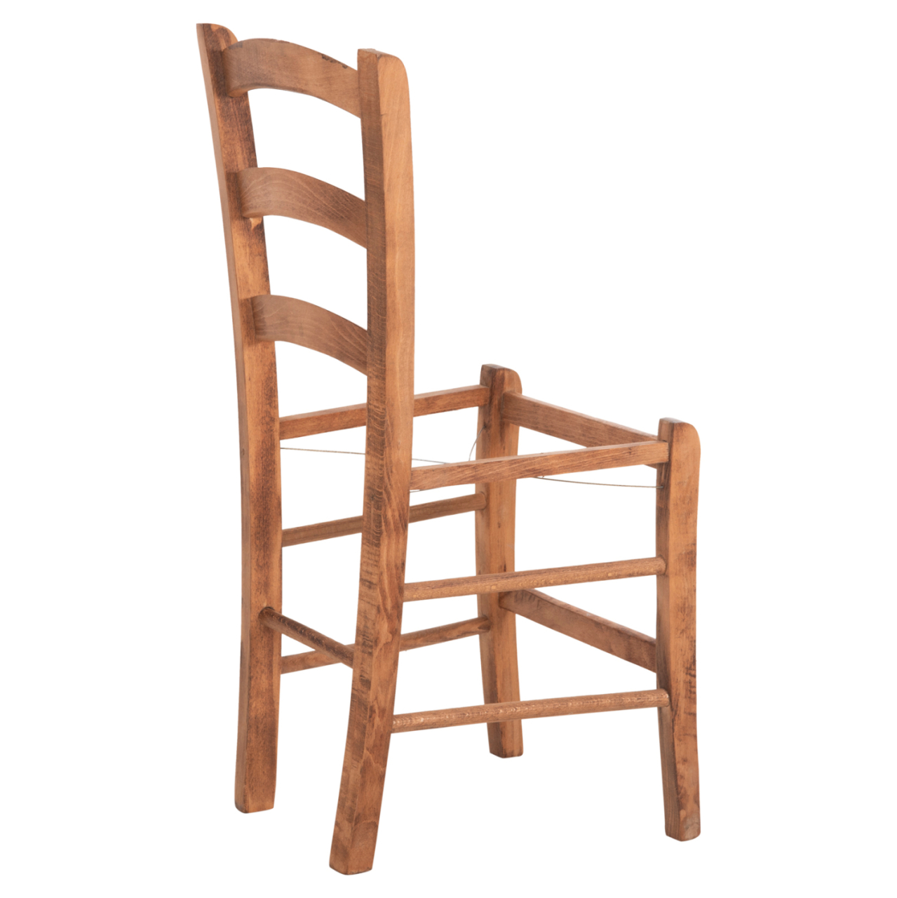 CHAIR PAROS HM5585.01 BEECH WOOD IMPREGNATED IN WALNUT COLOR 40x41x87Hcm.FRAME ONLY [5]